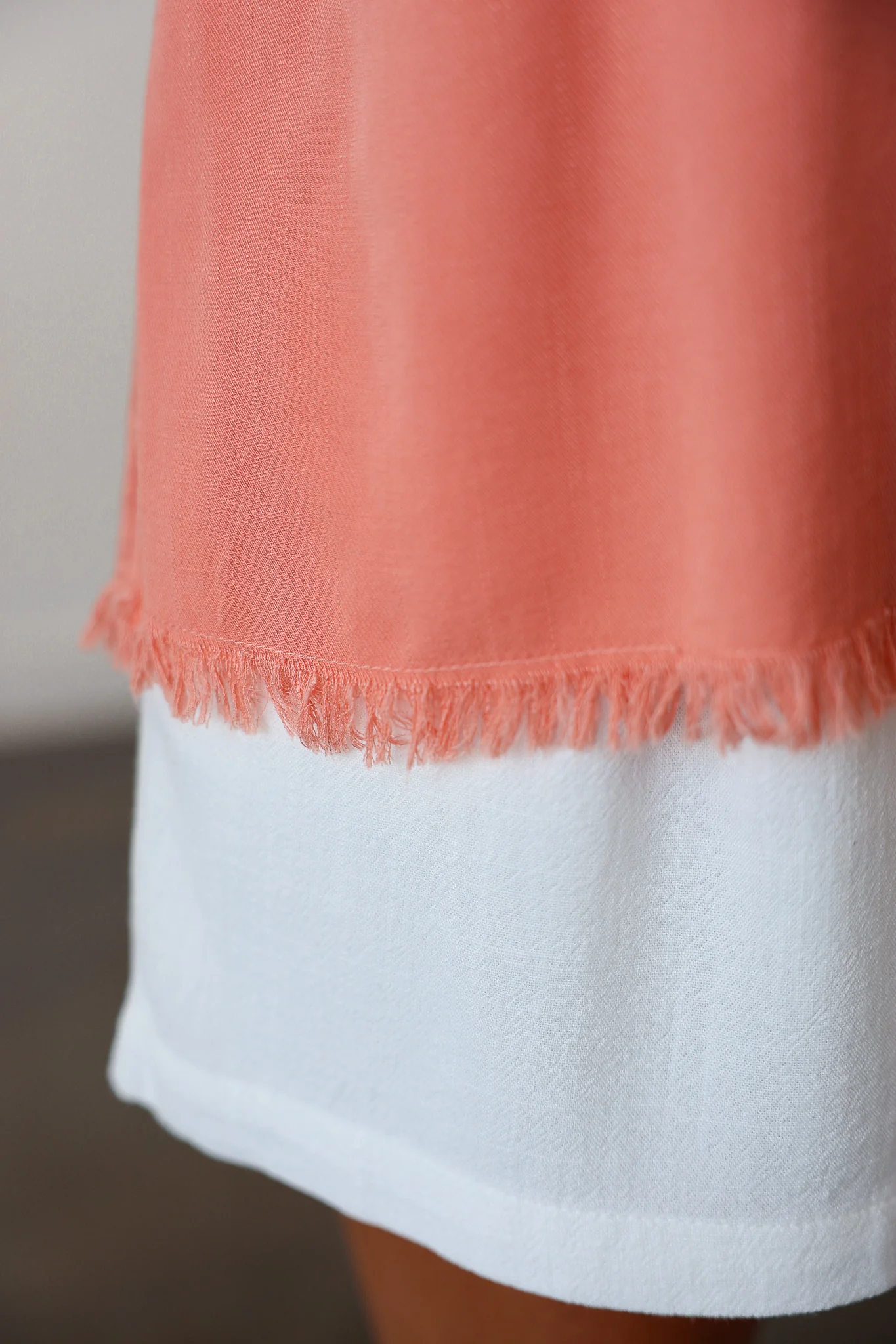 Adjustable Strap Tank - Light Coral - Image 7
