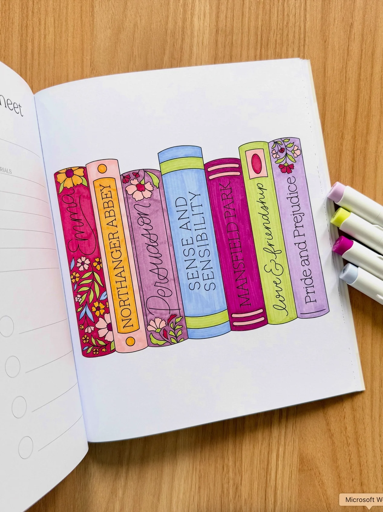 All Booked Up Coloring Book - Image 2