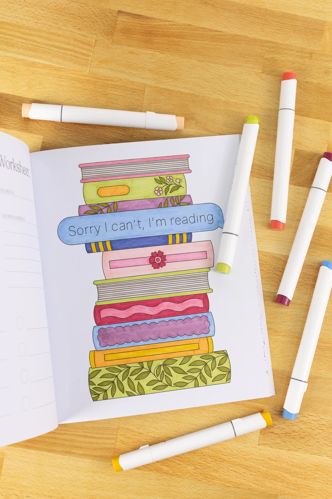 All Booked Up Coloring Book - Image 3
