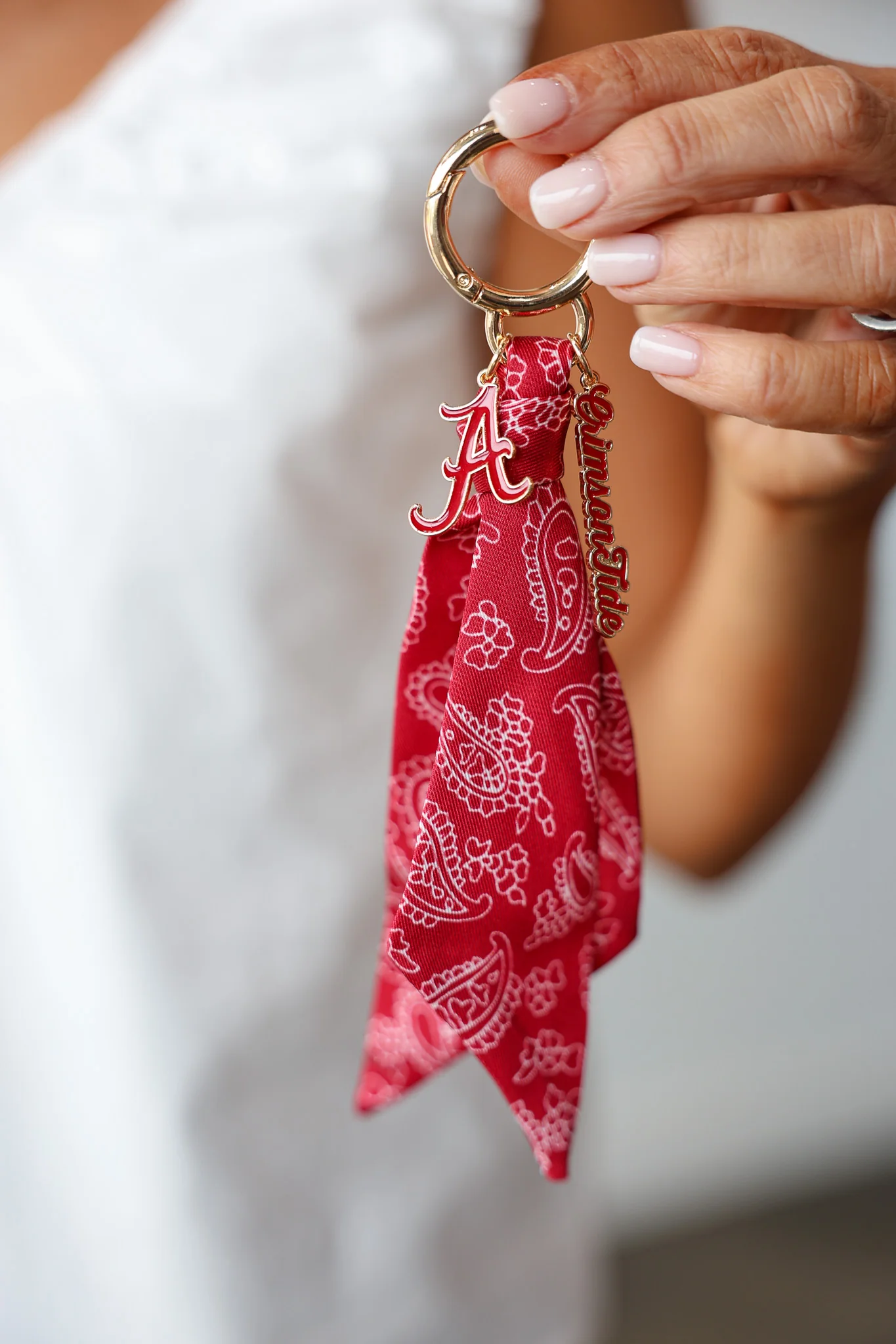 Bandana Bag Charm - Alabama - Image 4