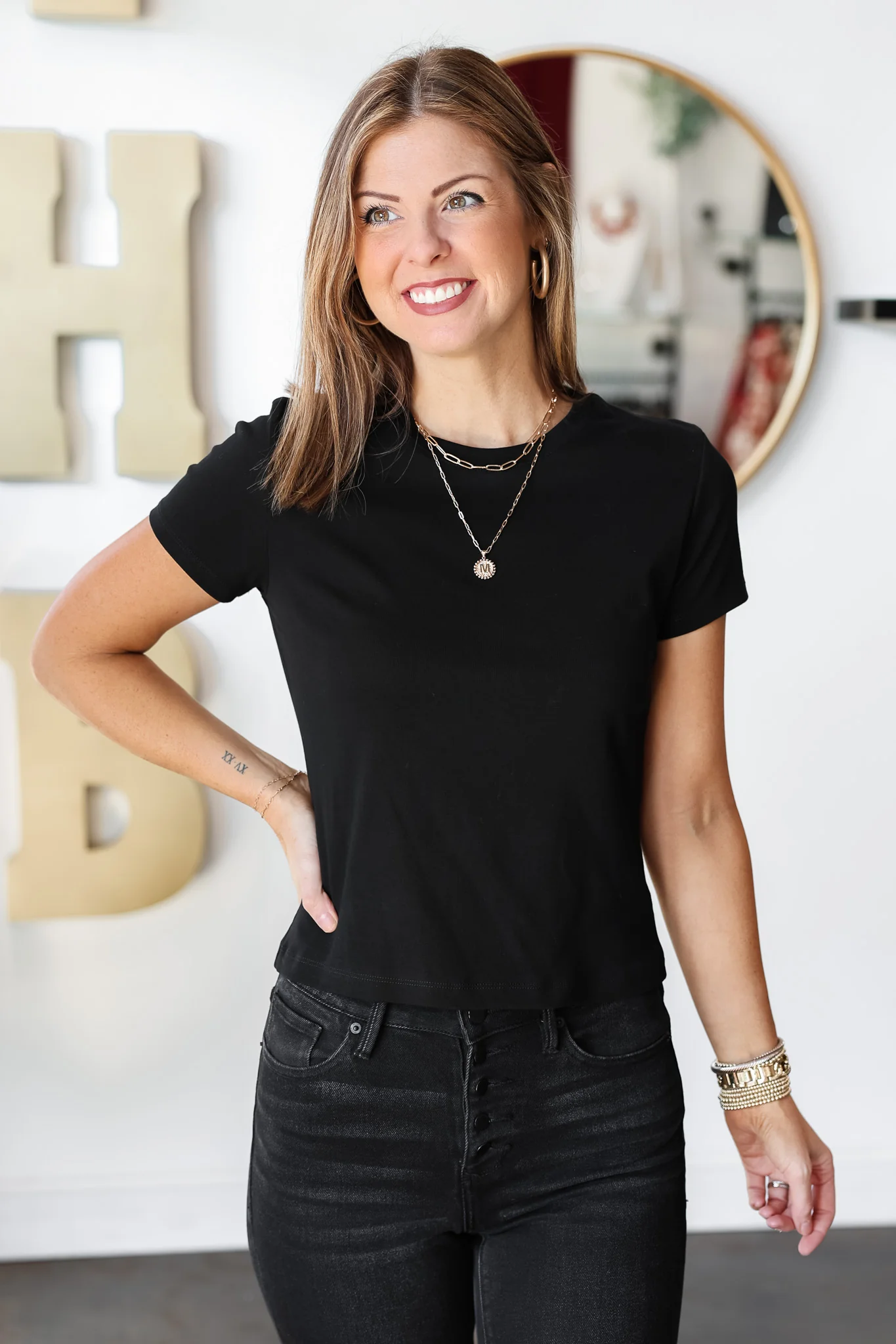 Basic Tee - Black - Image 3