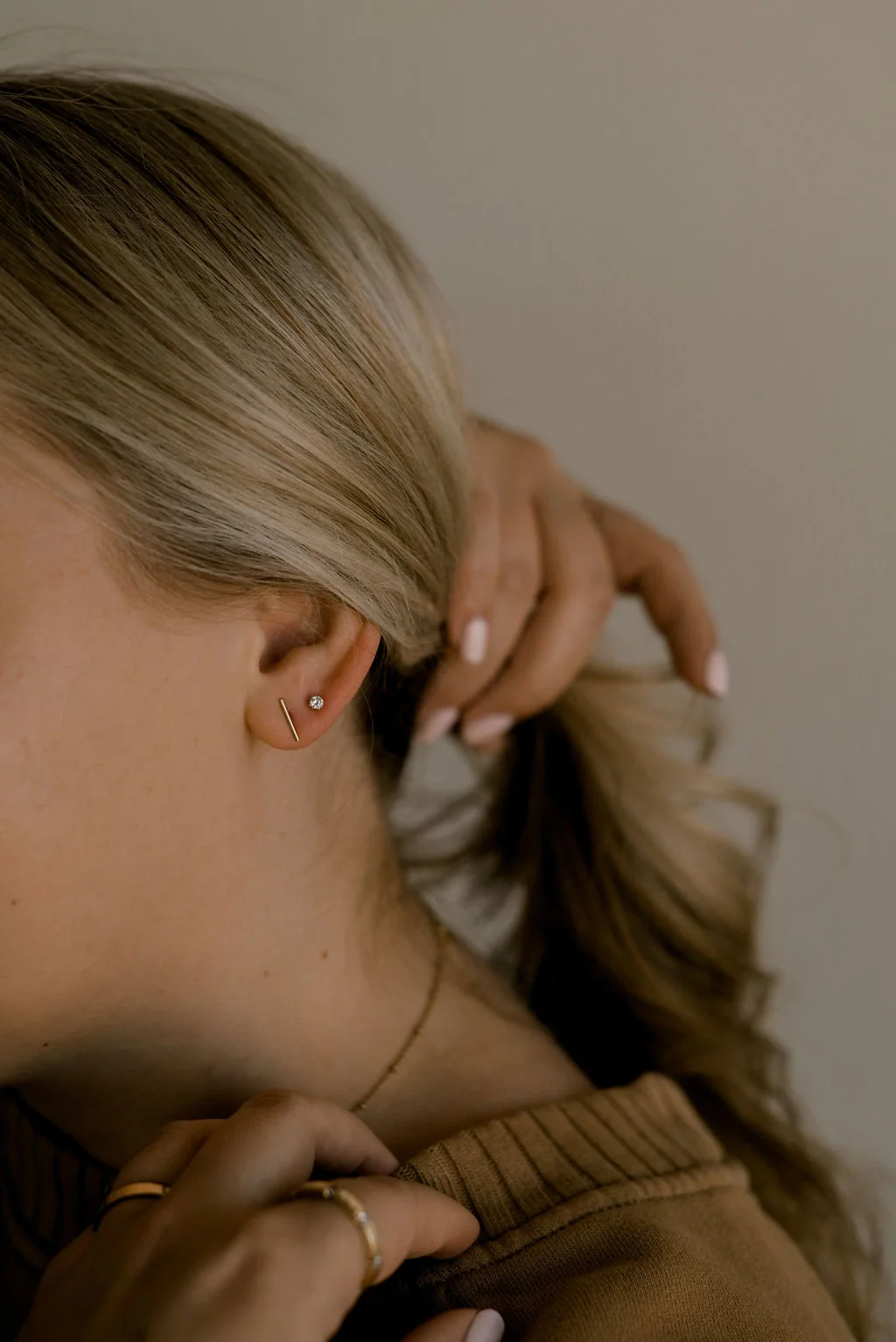 Be Still Earring Studs - Image 3