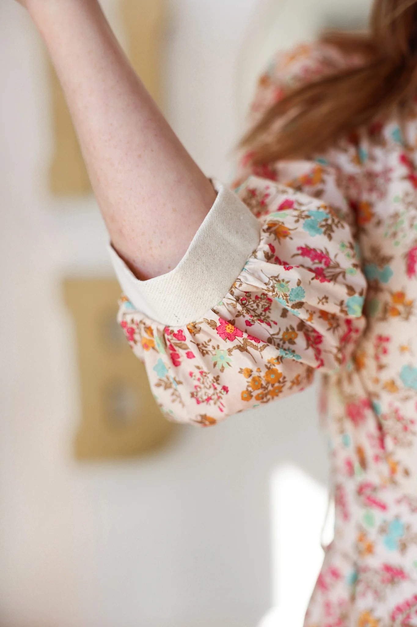 Belted Floral Mini Dress - Image 8