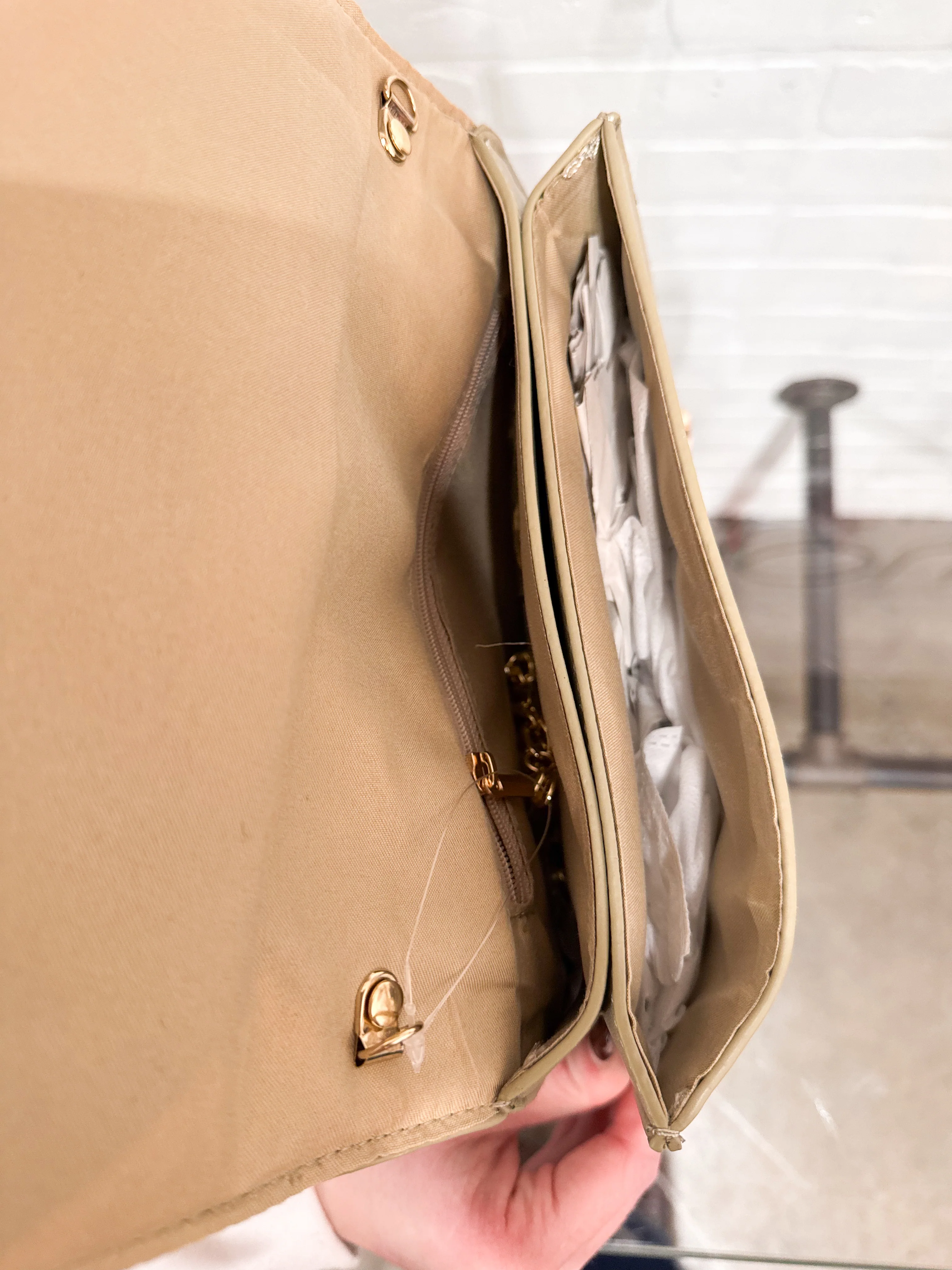 Bow Front Bag - Sage - Image 2