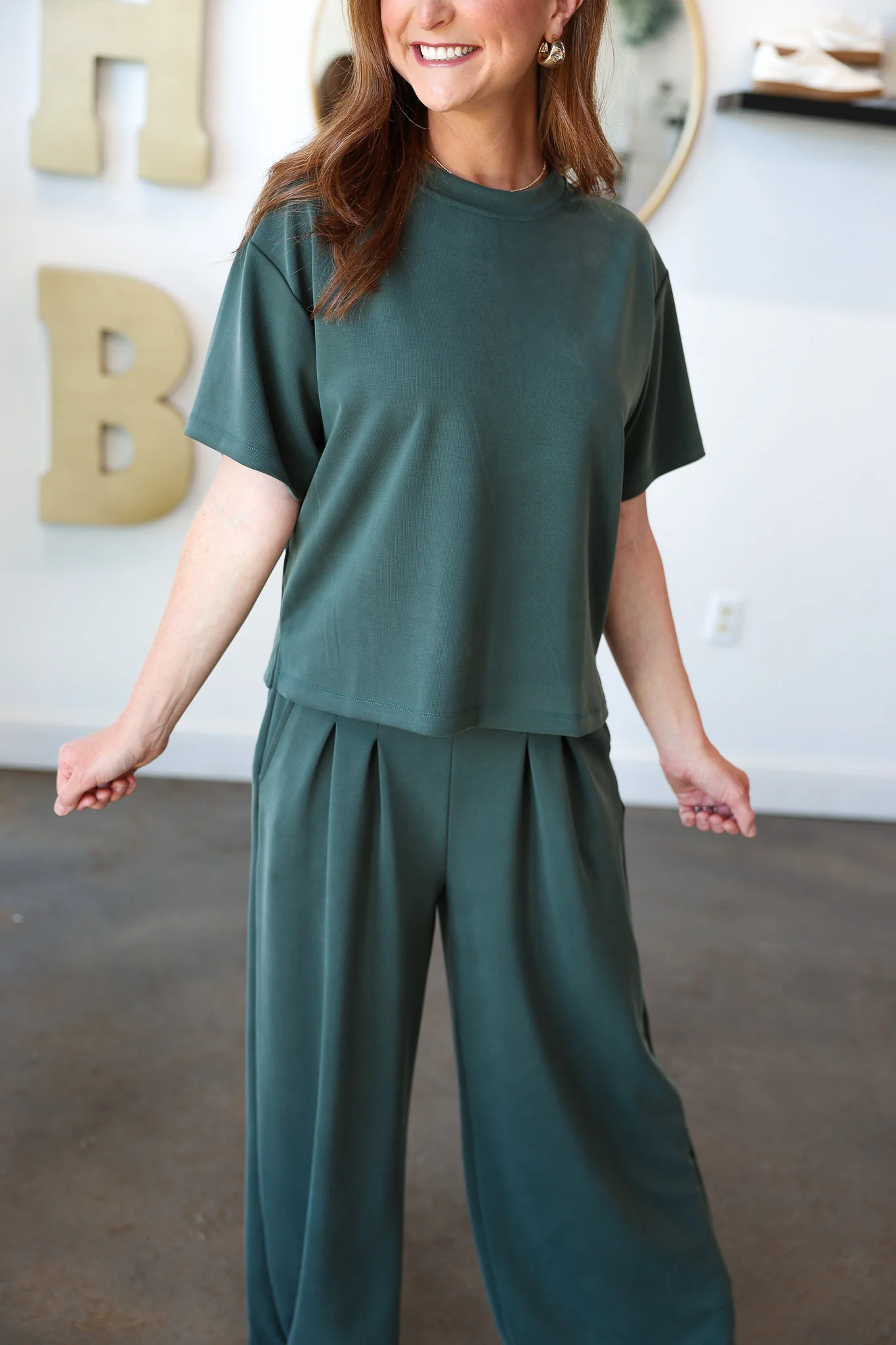 Boxy Tee - Green - Image 7