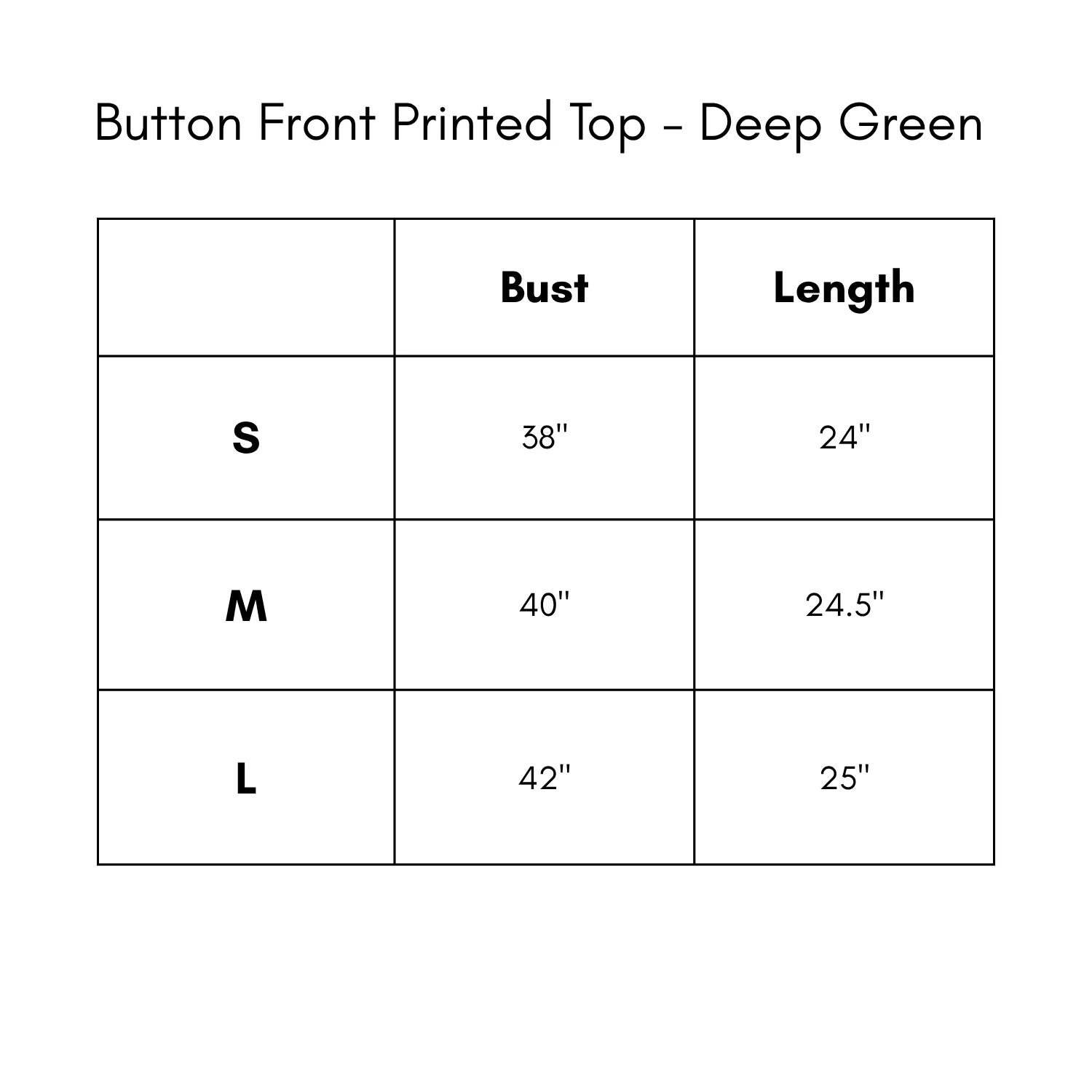 Button Front Printed Top - Deep Green - Image 9