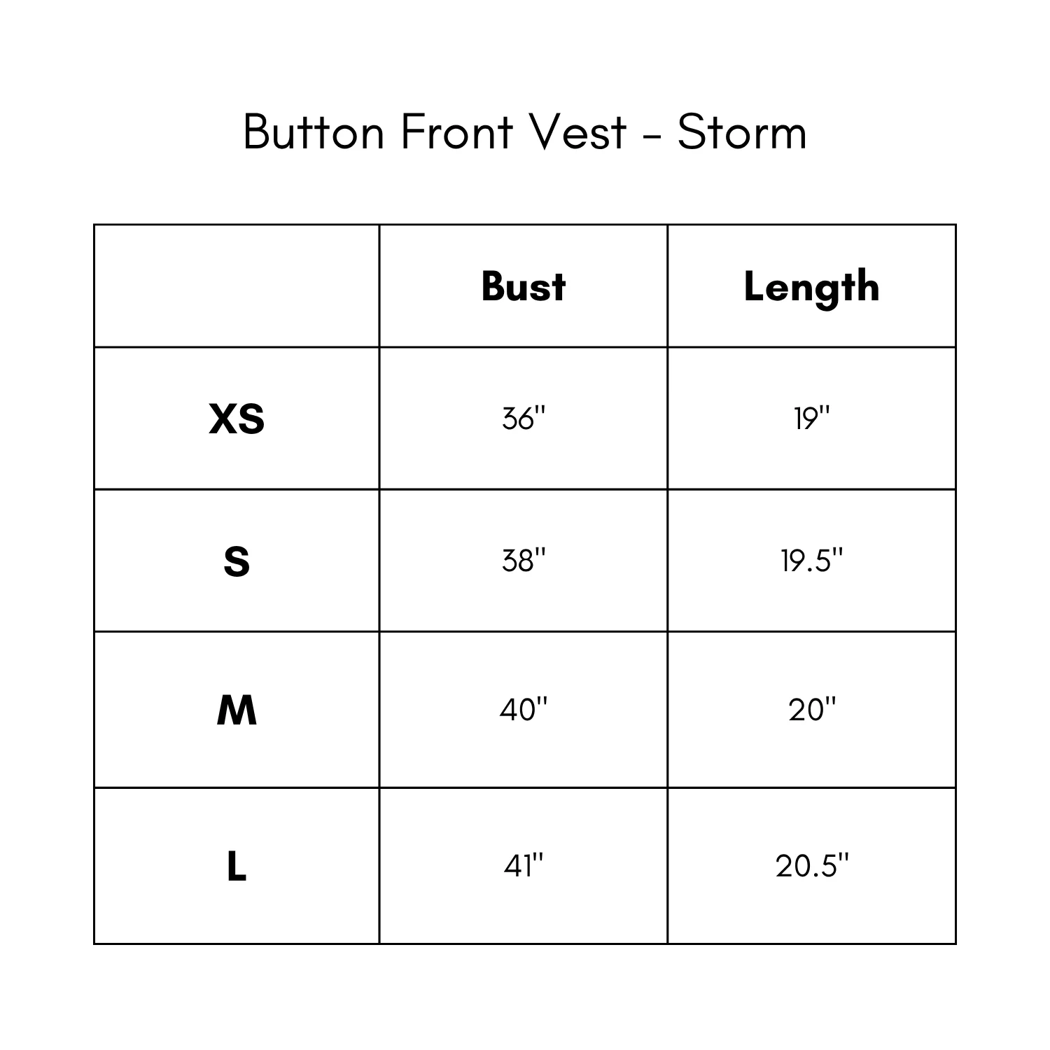 Button Front Vest - Storm - Image 8