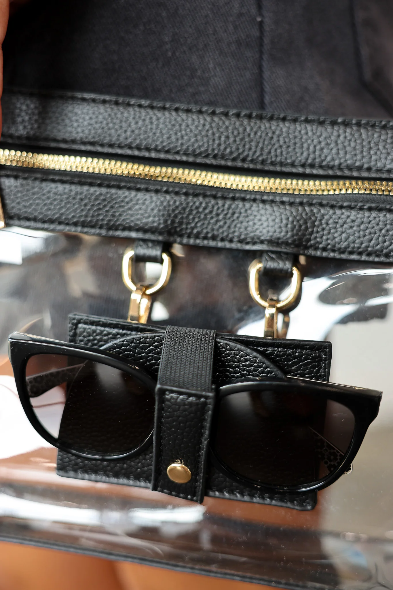 Clear Crossbody with Sunglasses Holder - Image 3