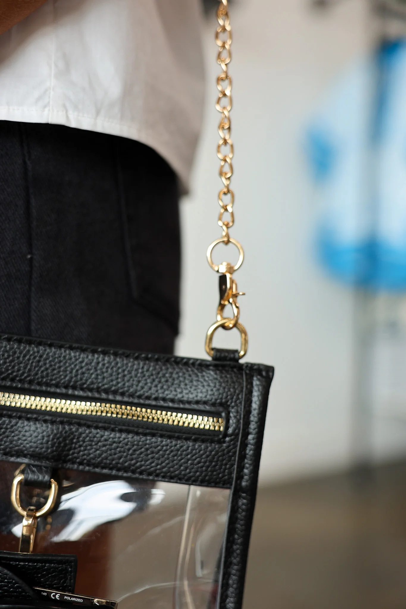 Clear Crossbody with Sunglasses Holder - Image 4