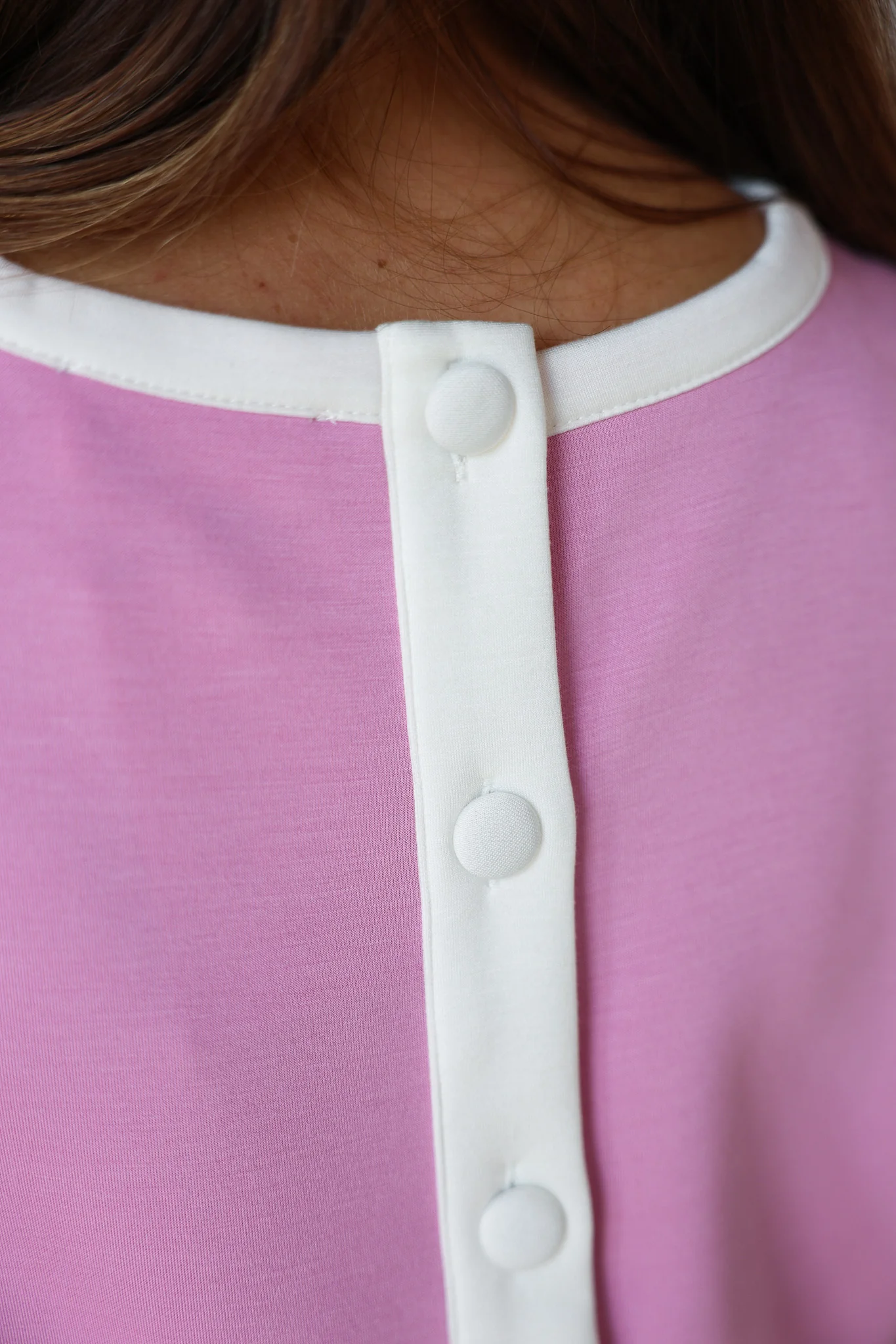 Contrast Trim Scuba Tank - Pink - Image 6