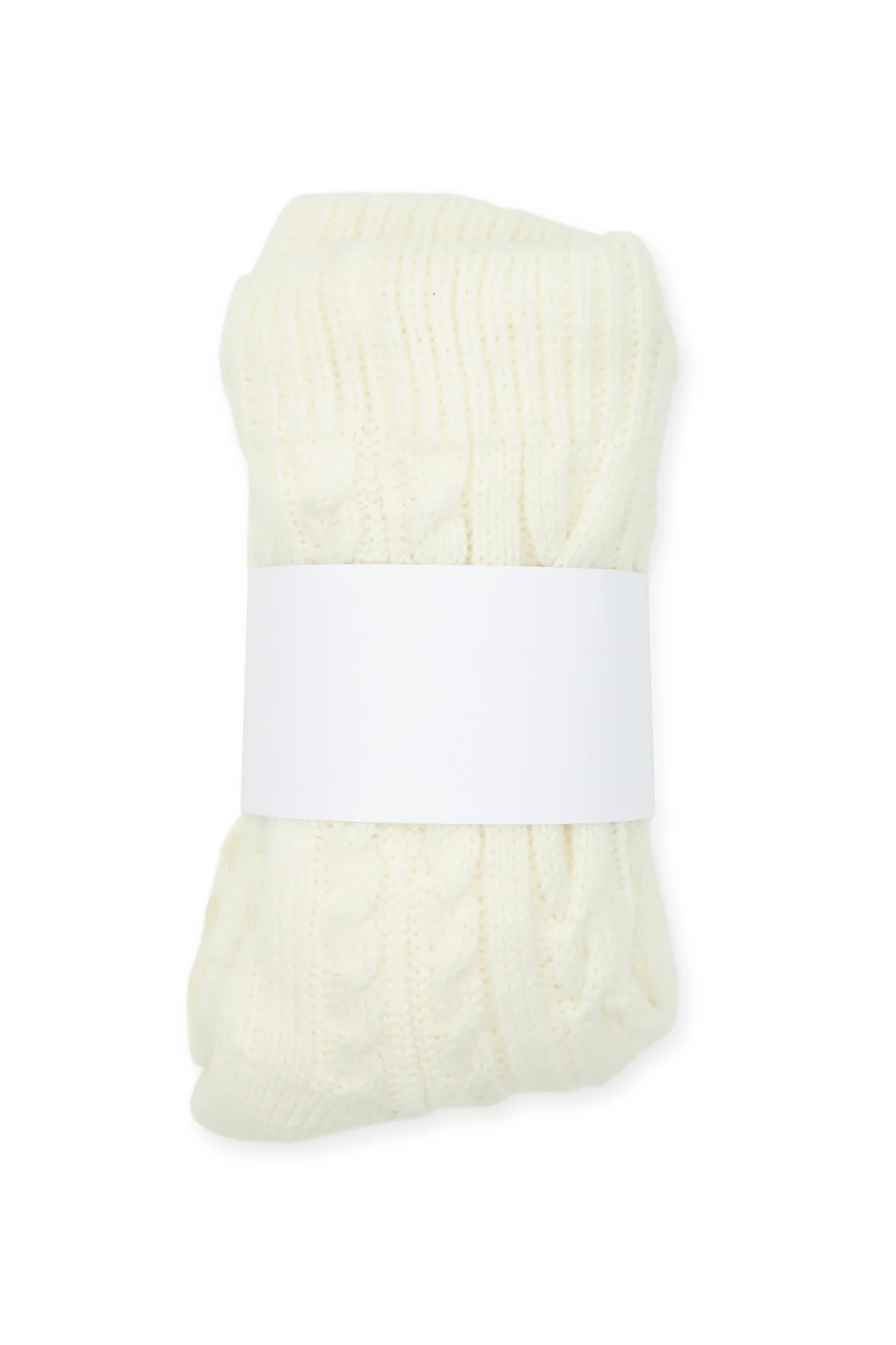 Cozy Sherpa Lined Cable Knit Slipper Socks - Image 5