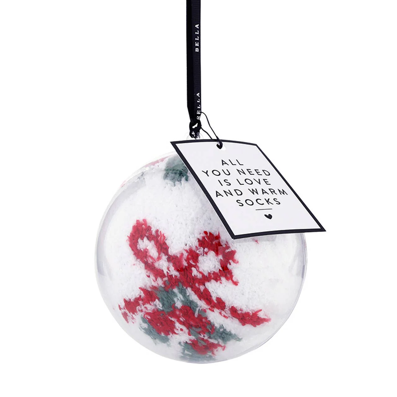 Cozy Socks in Ornament - Mistletoe - Image 2