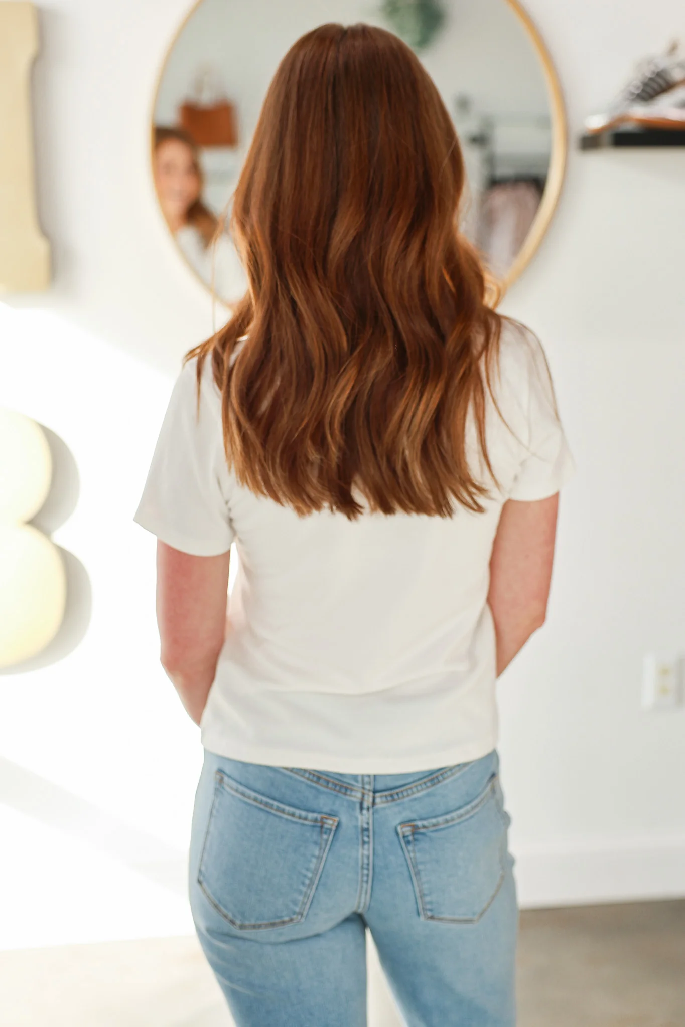Crew Neck Tee - White - Image 5