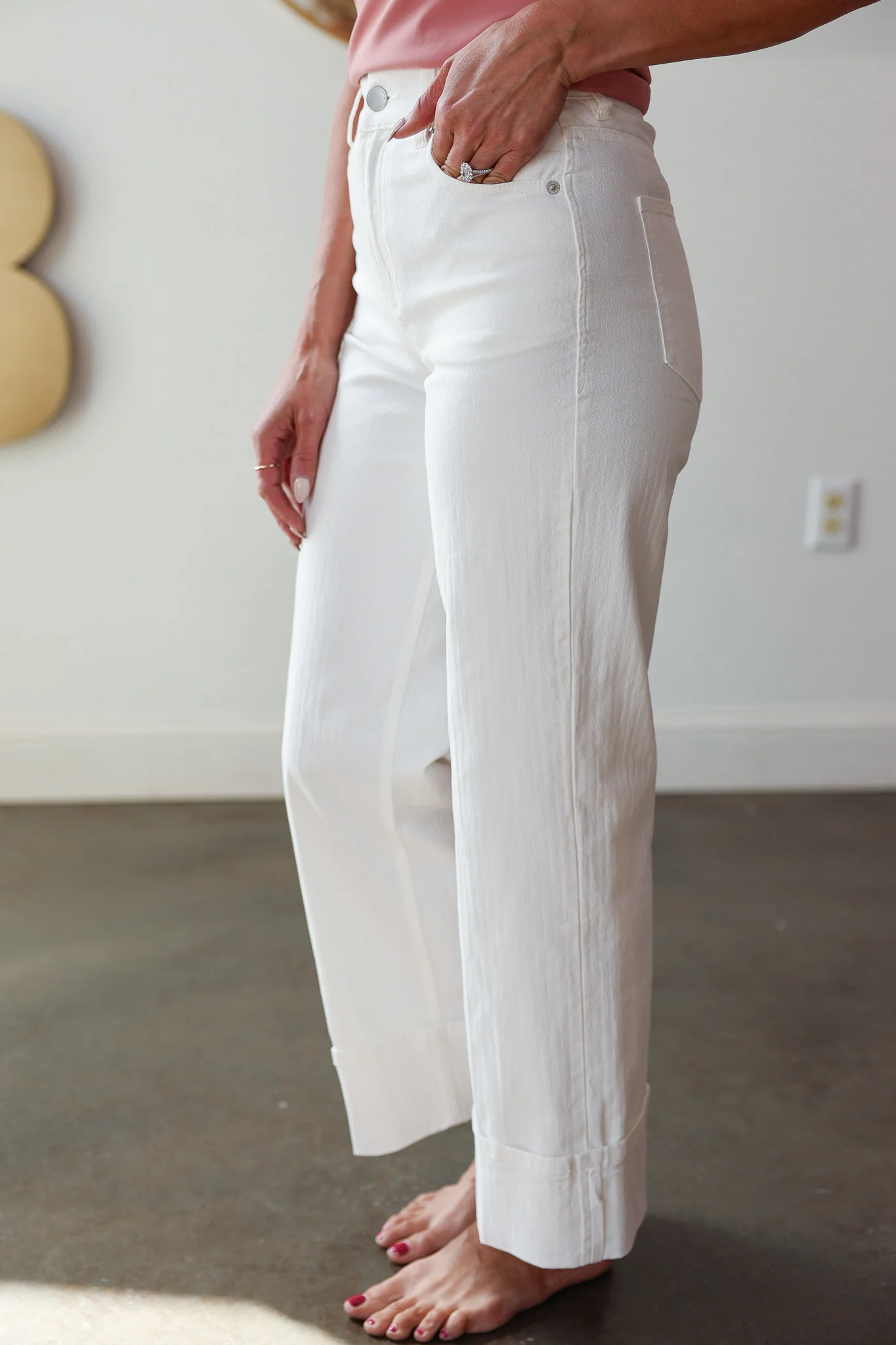 Dear John Holly Jeans - Egret