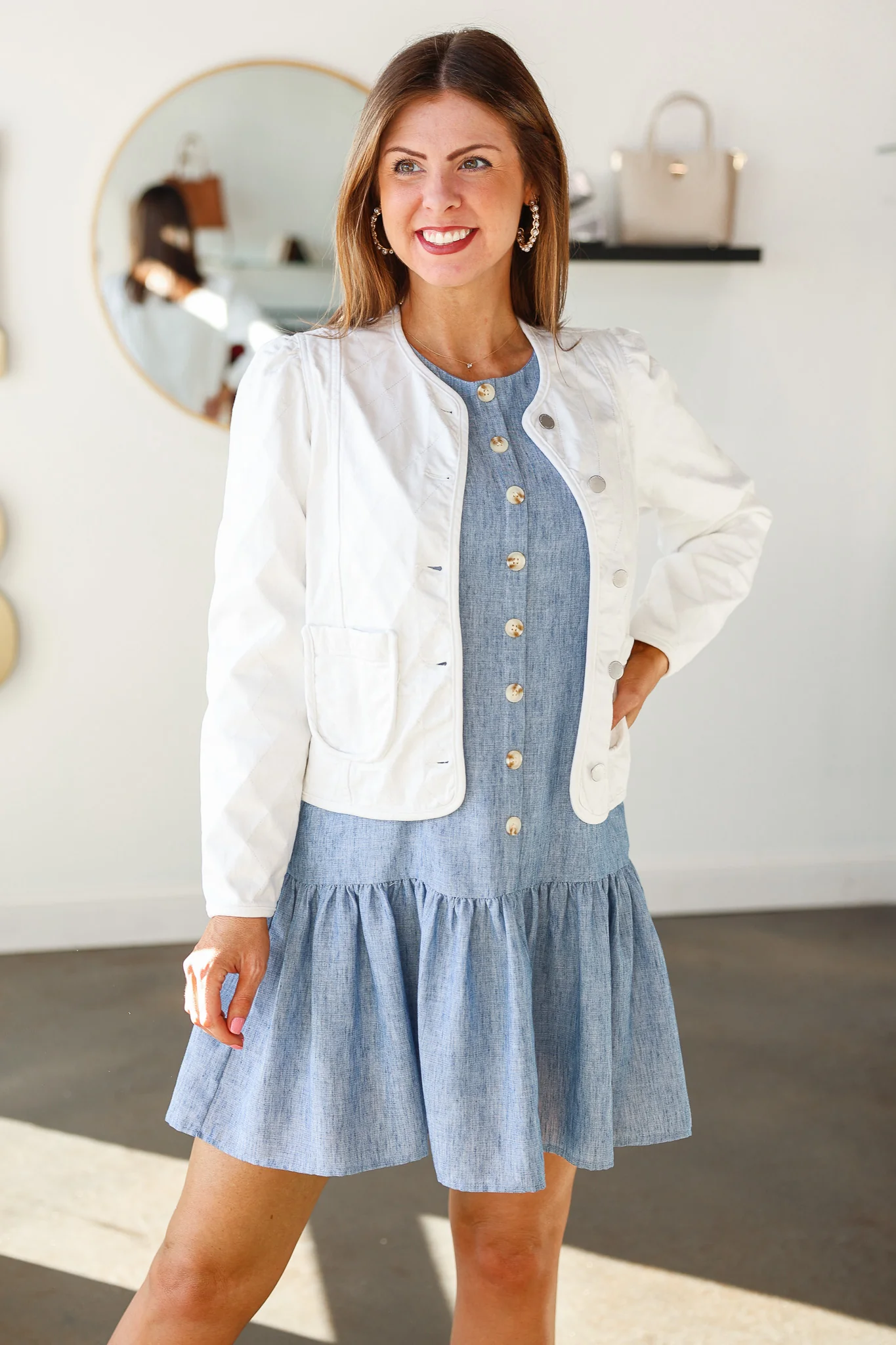 Dear John Kit Jacket - White - Image 2