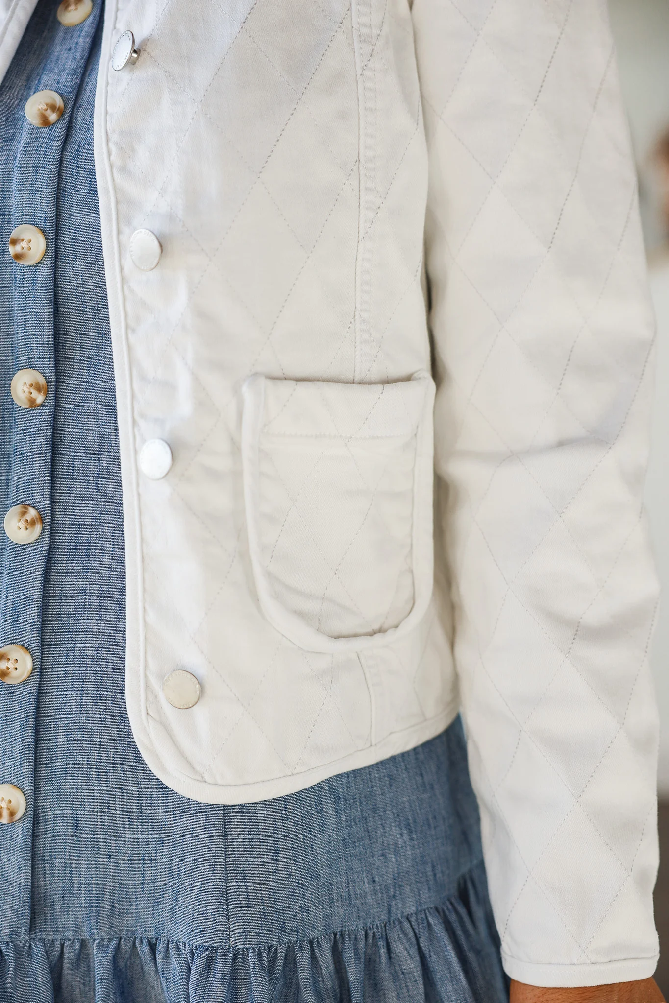 Dear John Kit Jacket - White - Image 7