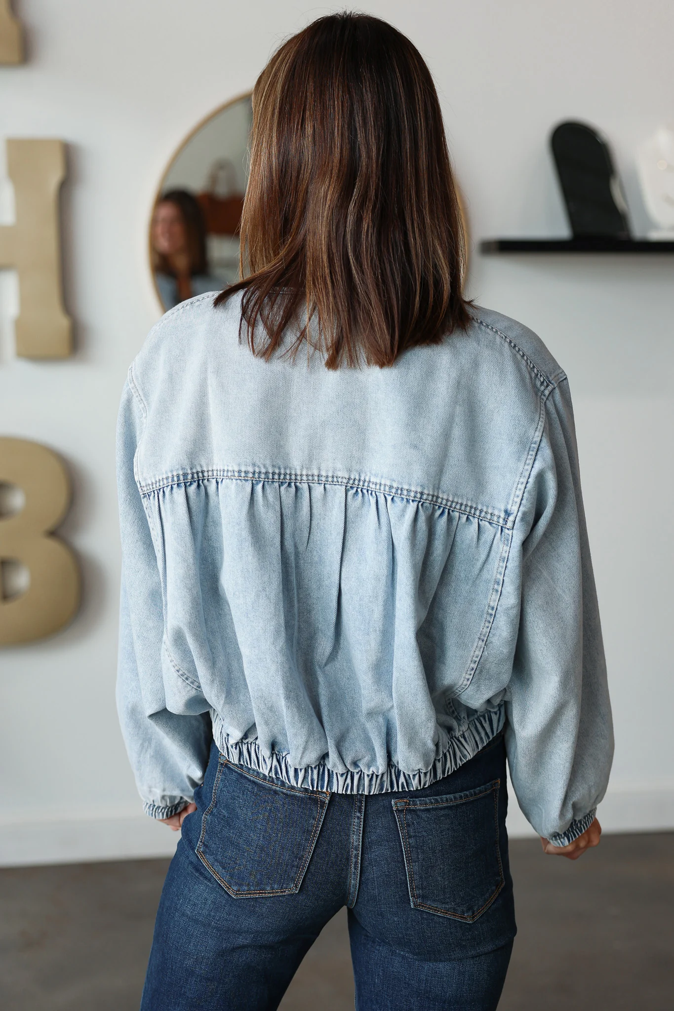 Denim Oversized Jacket - Image 5