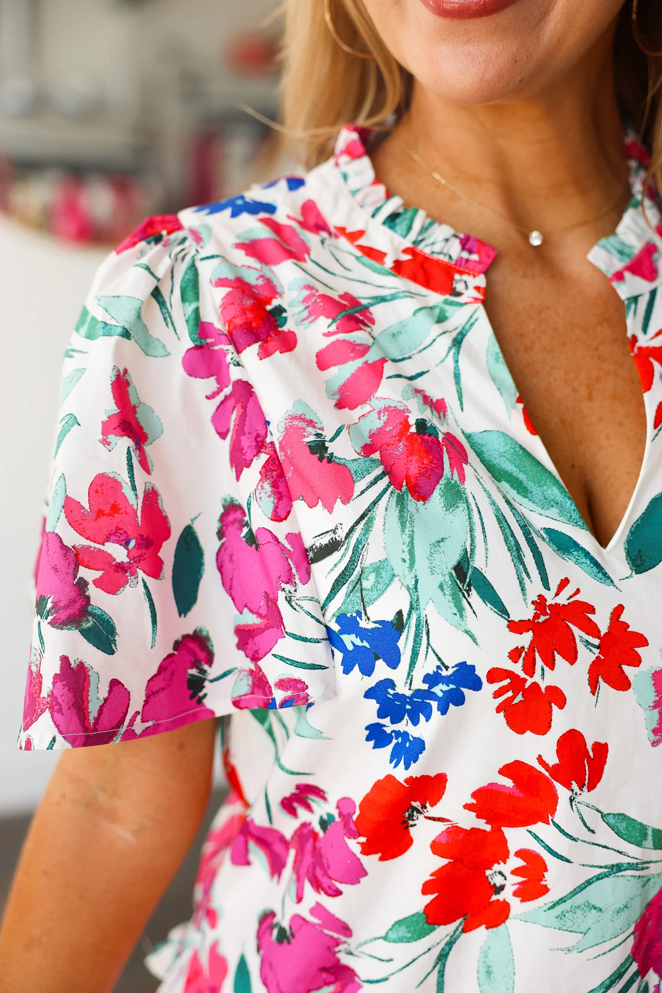 Drop Waist Blossoms Dress - Image 6