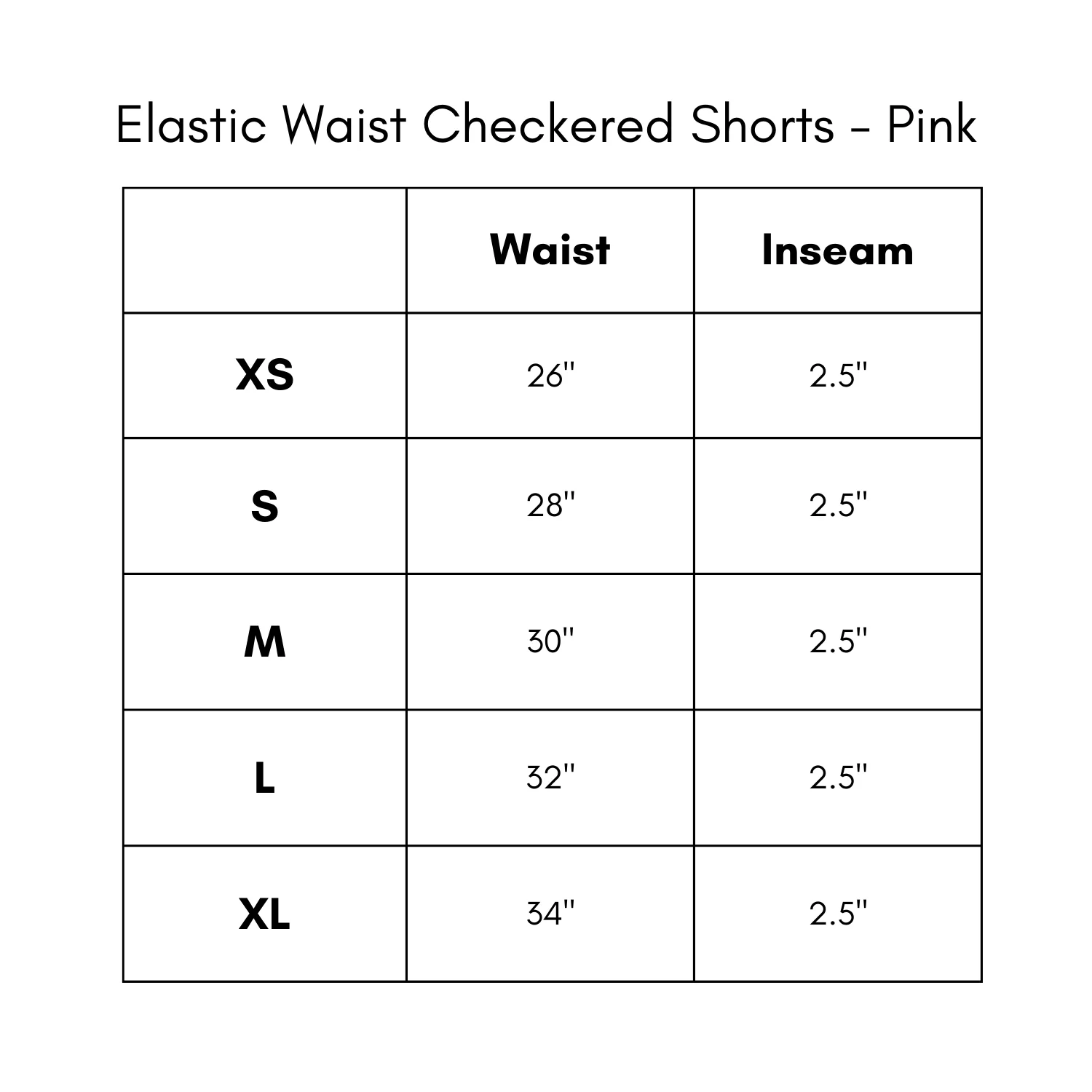 Elastic Waist Checkered Shorts - Pink - Image 6