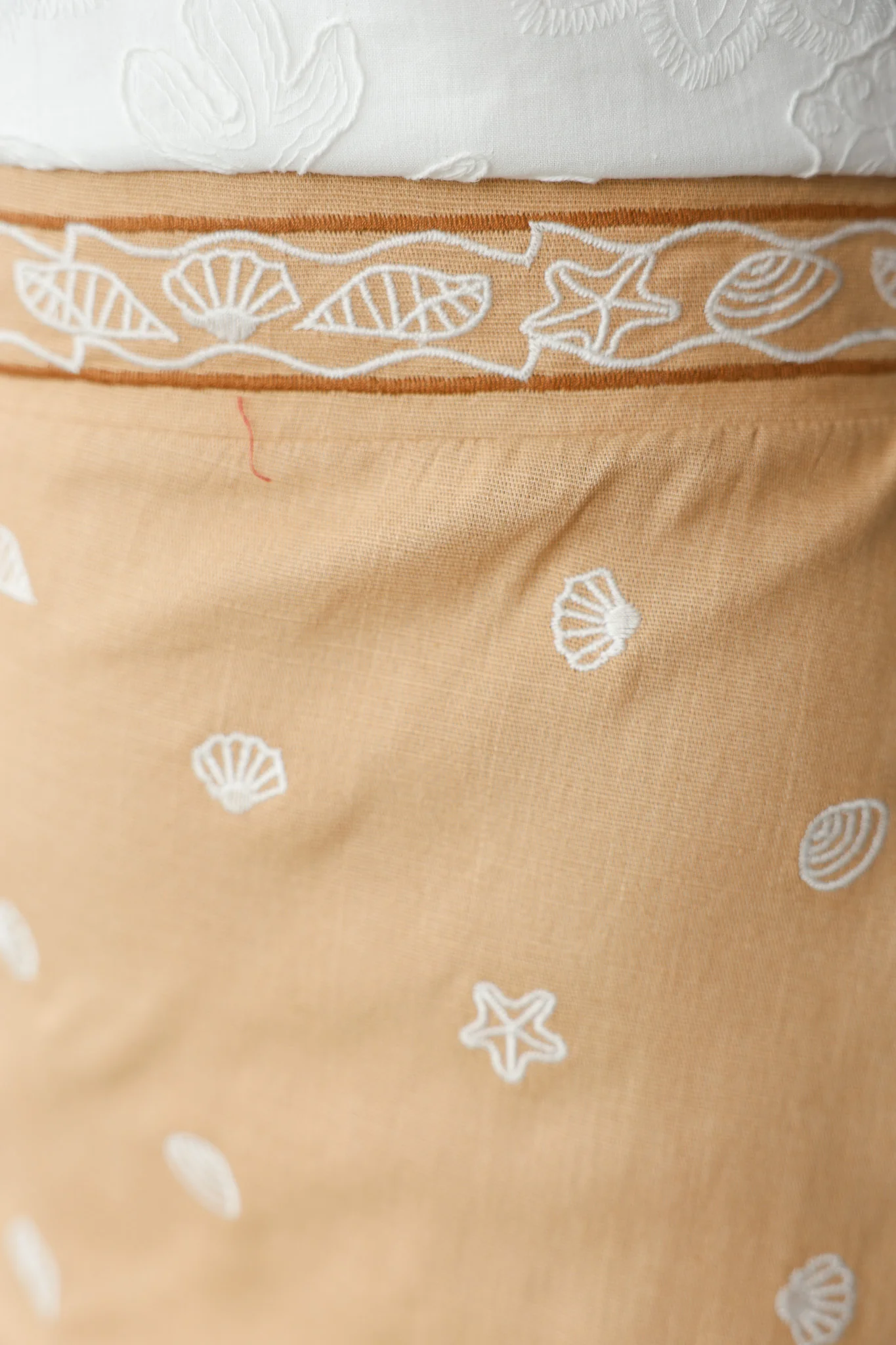 Embroidered Skort - Sand - Image 5