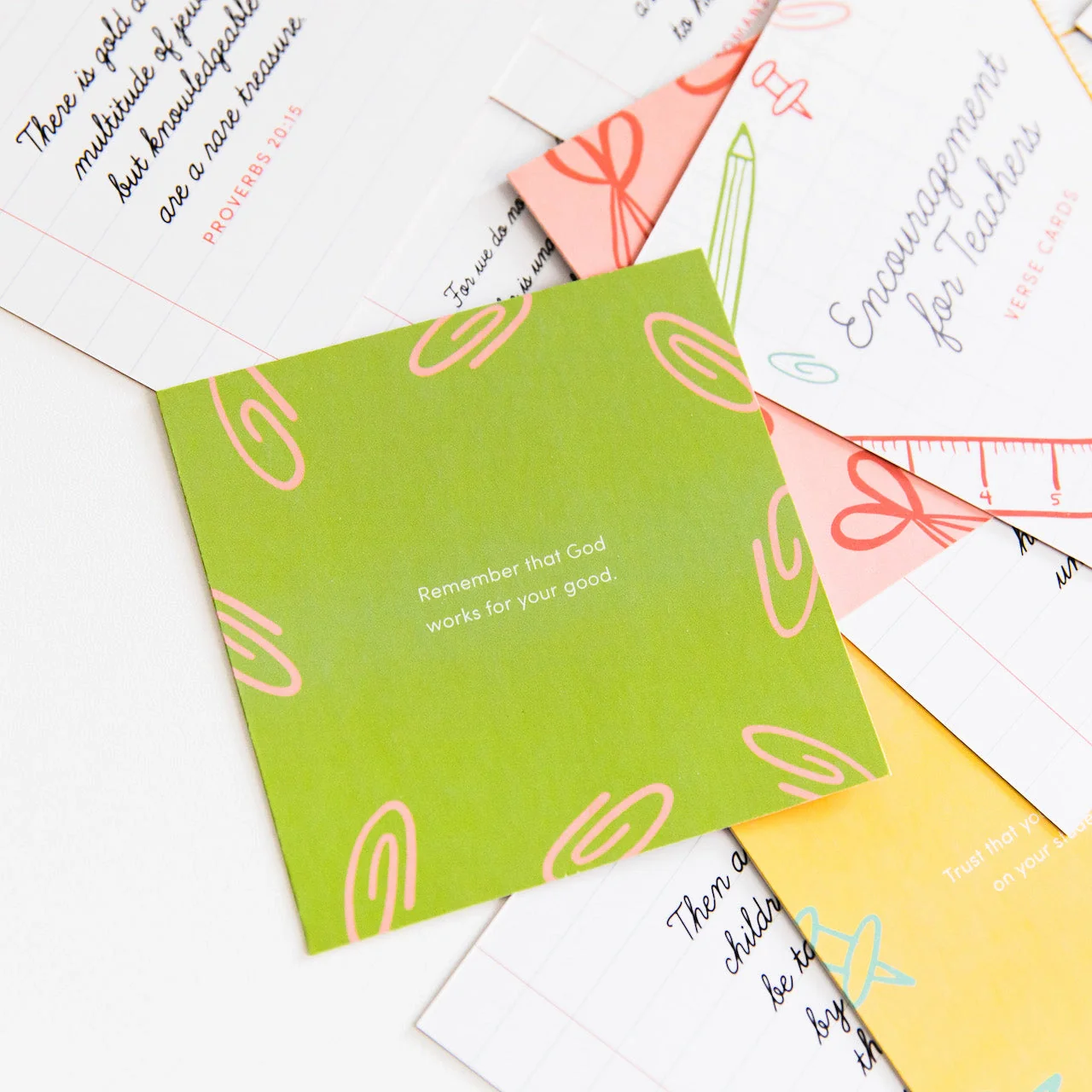 Encouragement For Teachers Verse Cards - Image 3