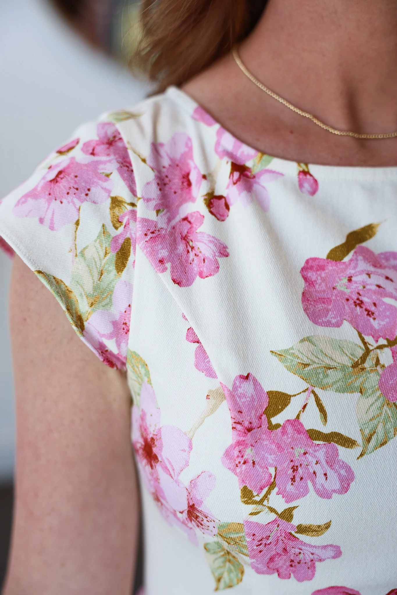 Floral Denim Dress - Image 10