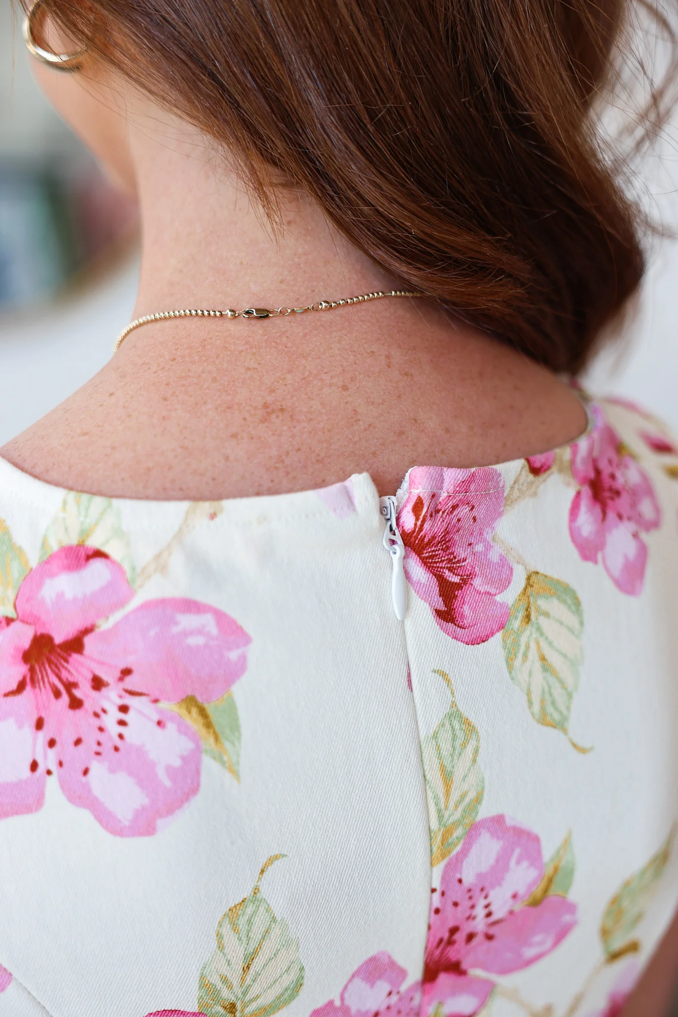 Floral Denim Dress - Image 9
