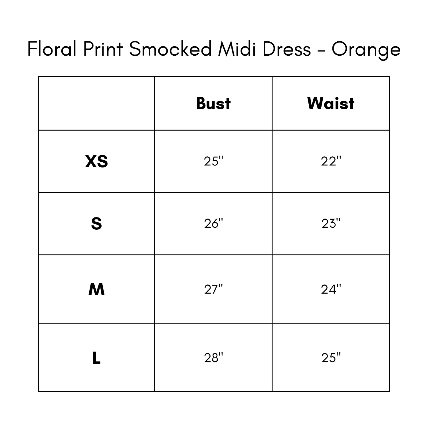 Floral Print Smocked Midi Dress - Orange - Image 8