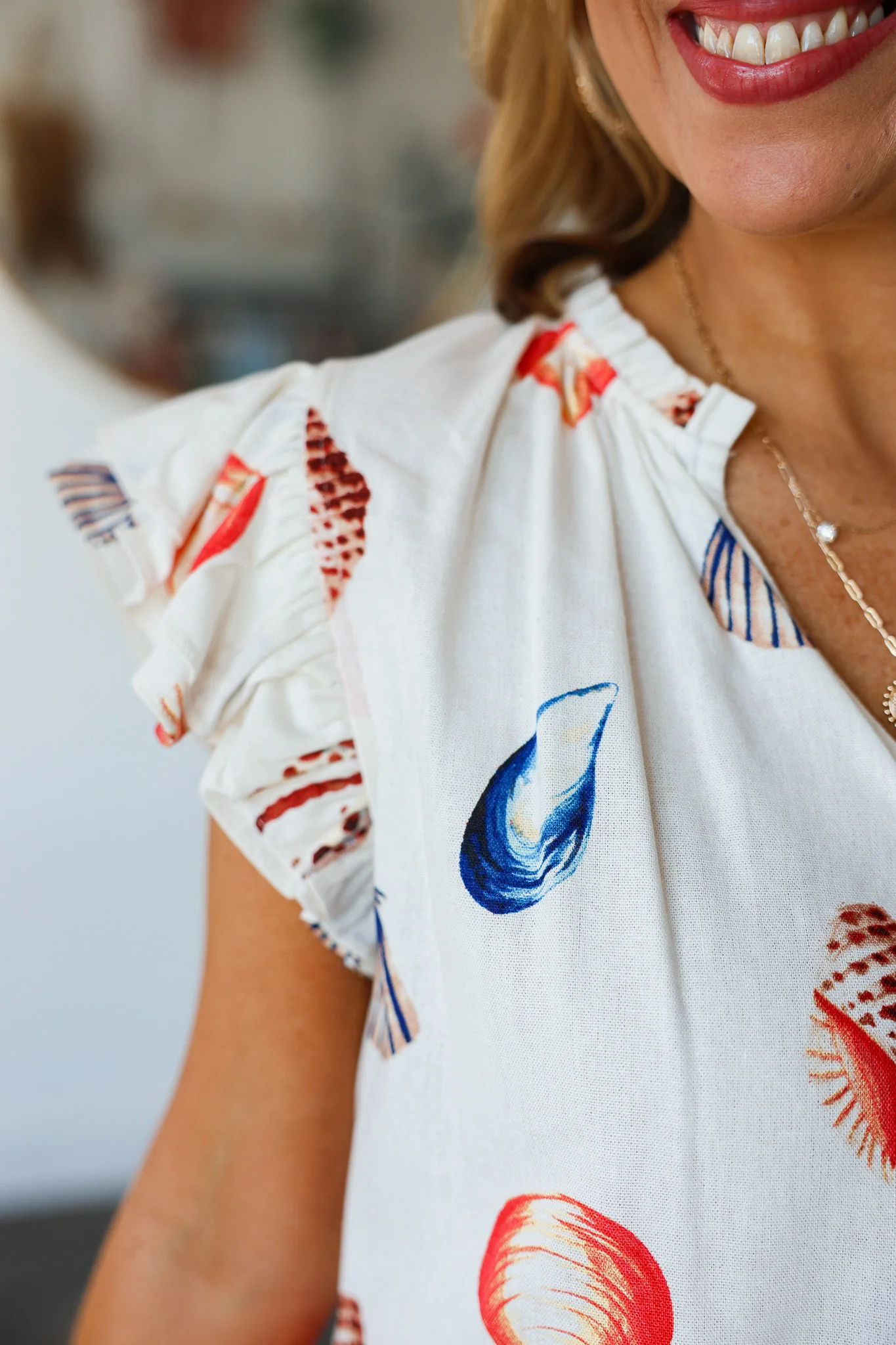 Flutter Sleeve Shell Top - Image 6