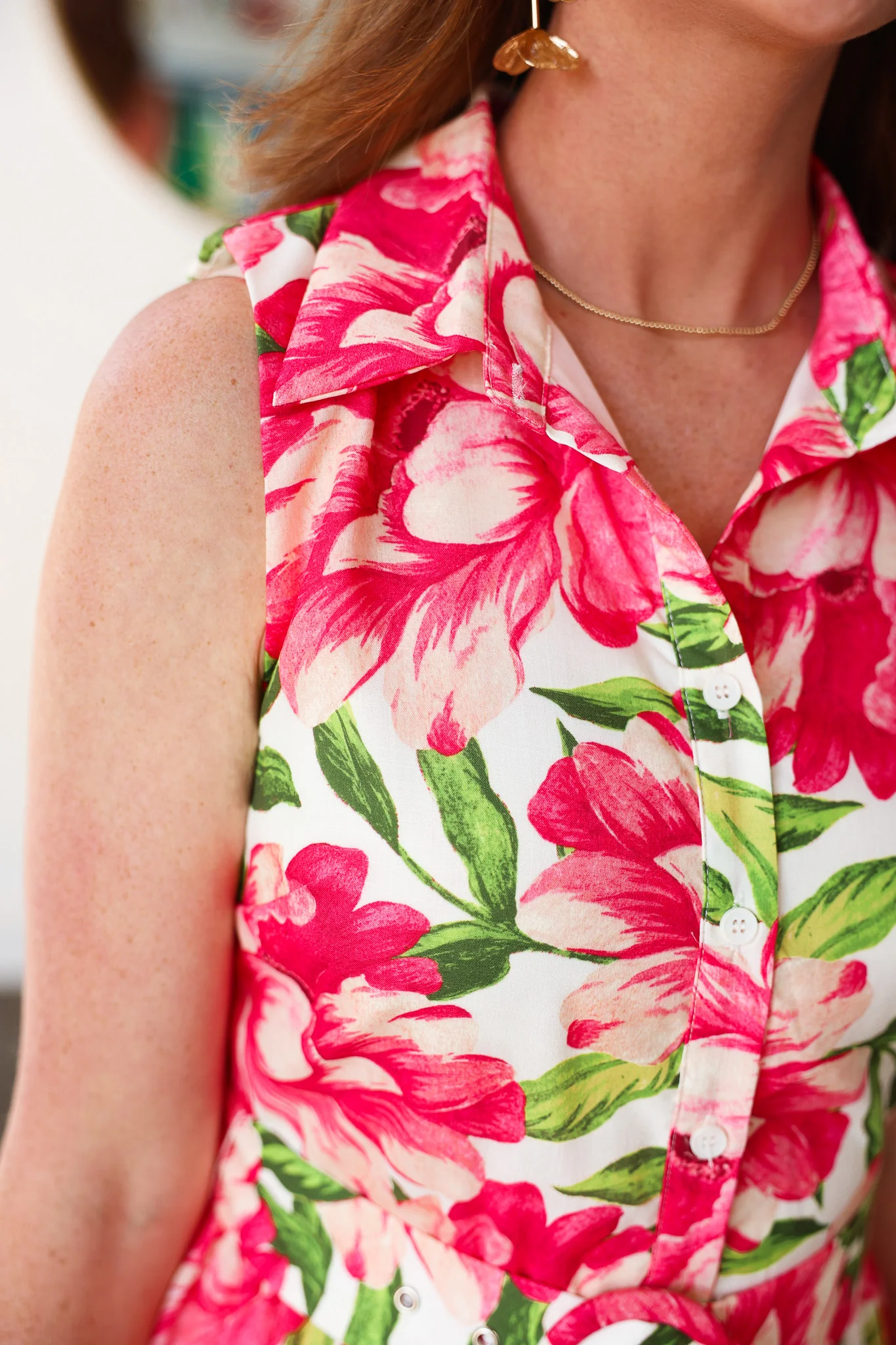Belted Floral Maxi Dress - Image 10