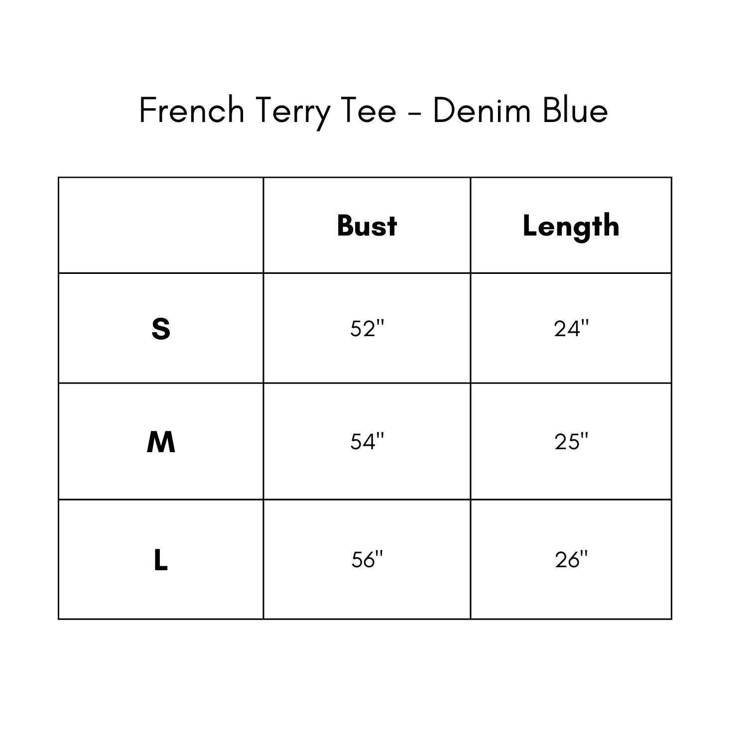 French Terry Tee - Denim Blue - Image 7