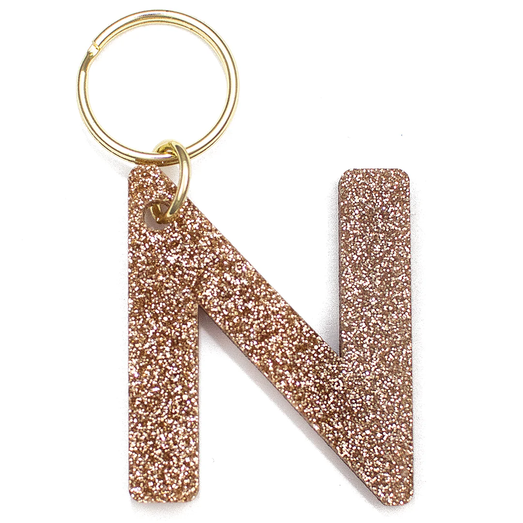 Glitter Keychain - LETTER - Image 14
