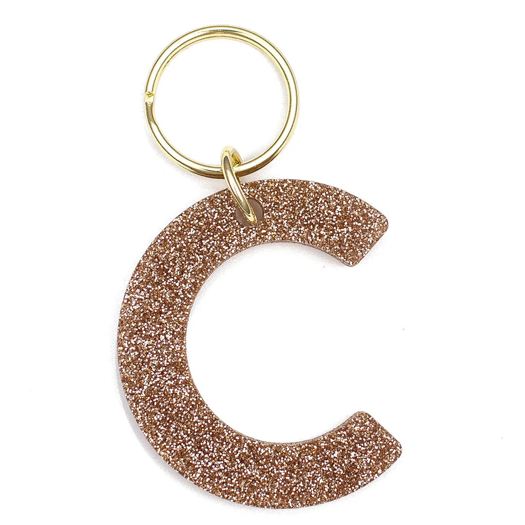 Glitter Keychain - LETTER - Image 3