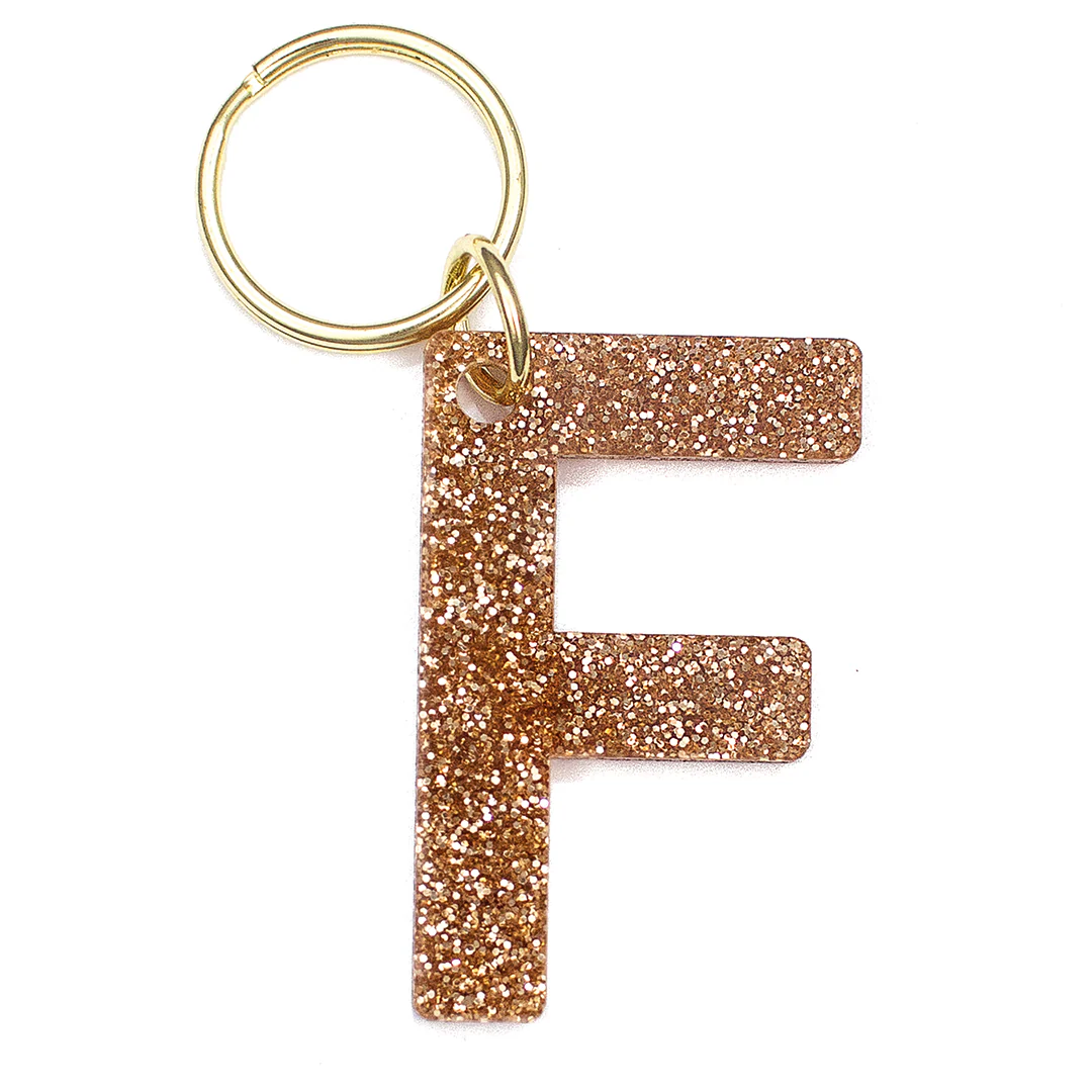 Glitter Keychain - LETTER - Image 6