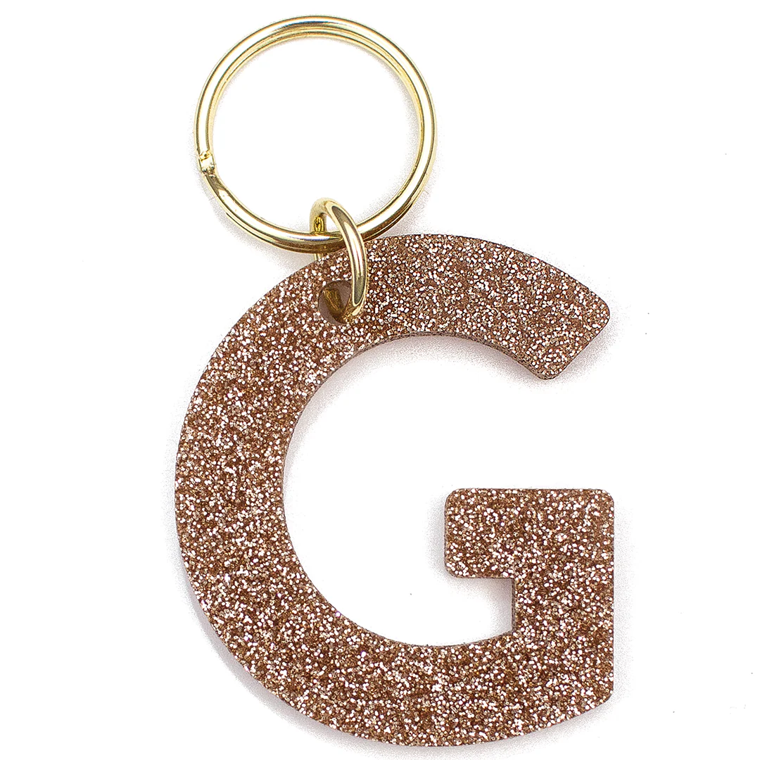Glitter Keychain - LETTER - Image 7