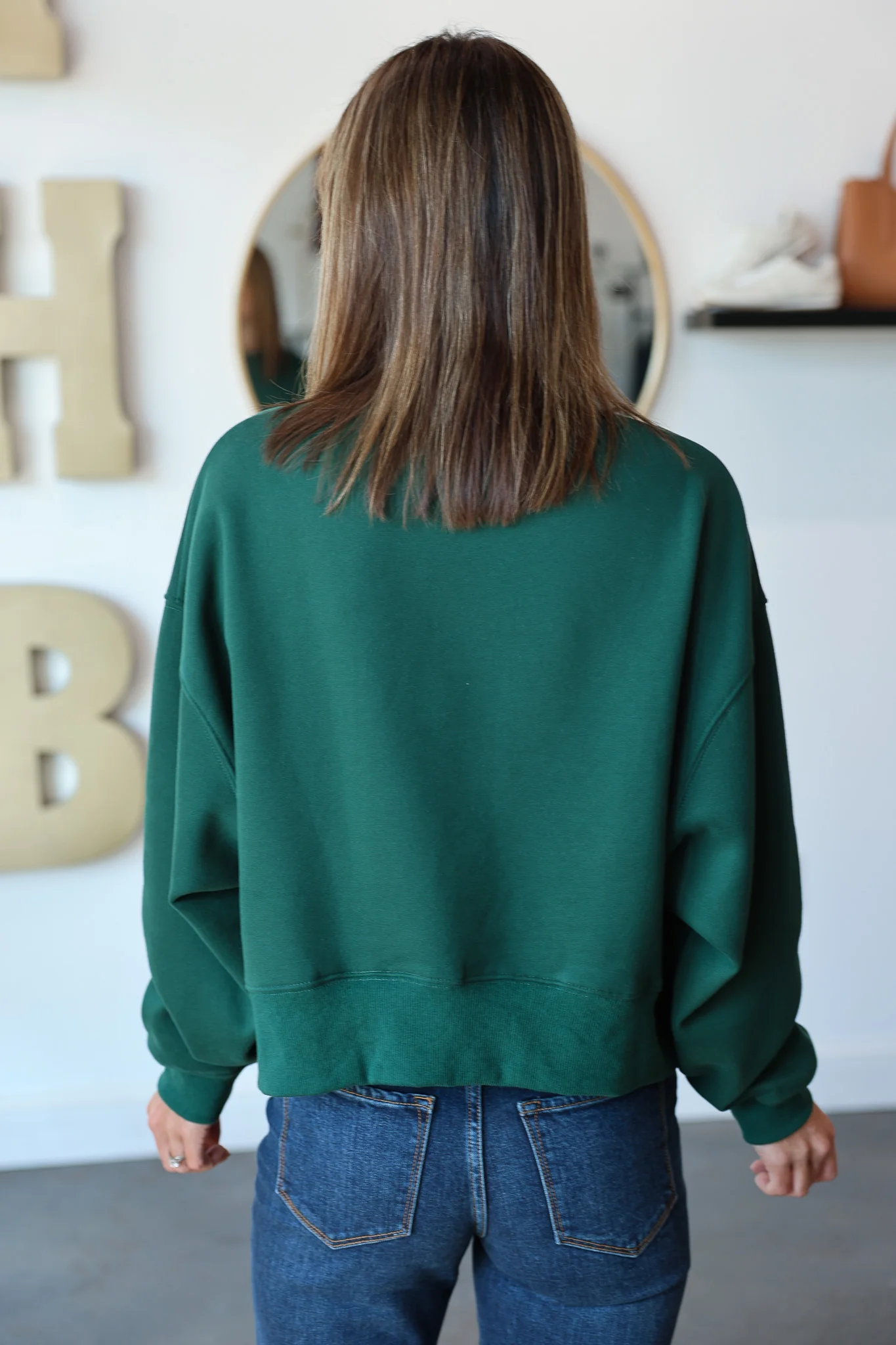 Oversized Sweatshirt - Hunter - Image 6