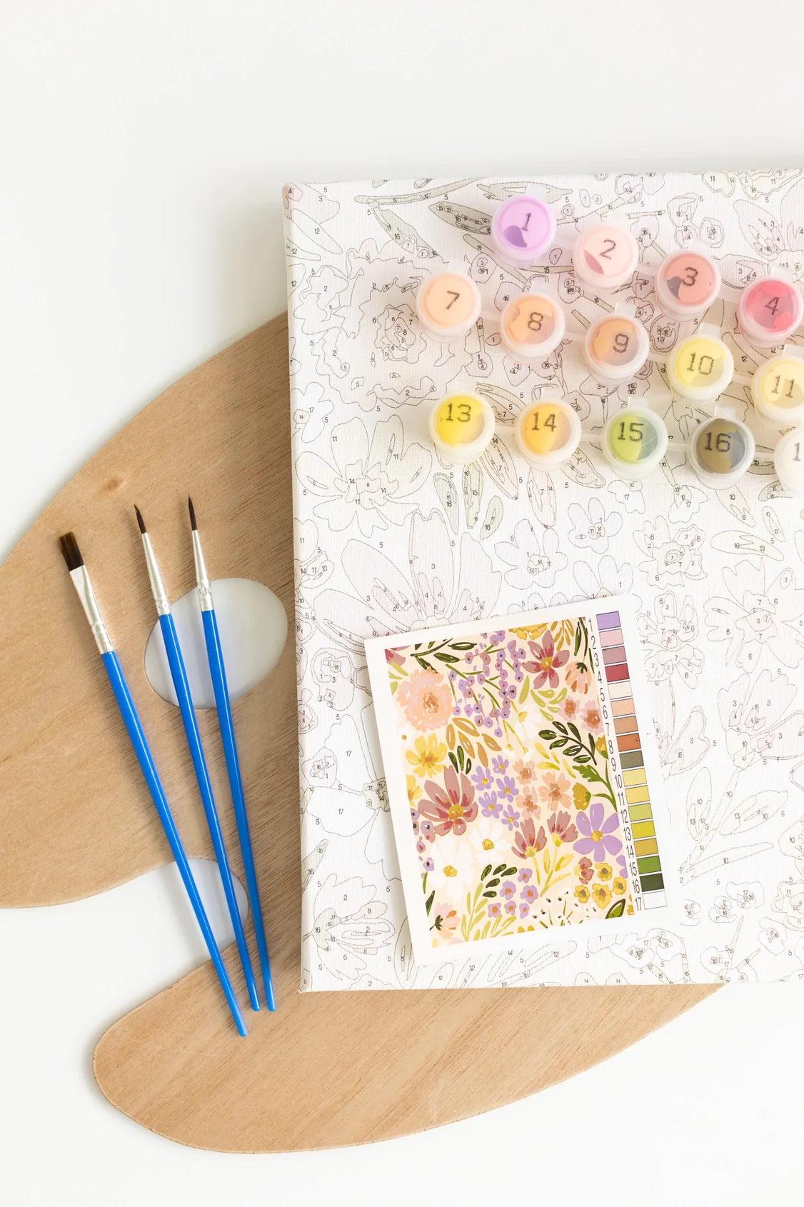 Paint By Number Kit - Primrose Petals - Image 4
