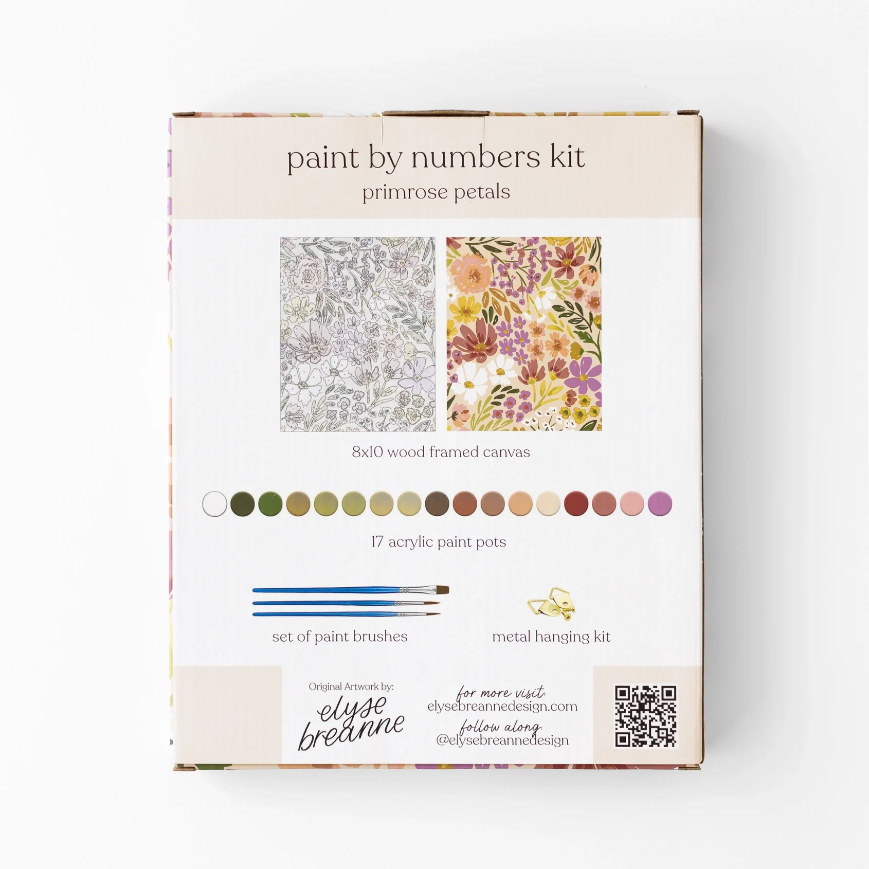 Paint By Number Kit - Primrose Petals - Image 5