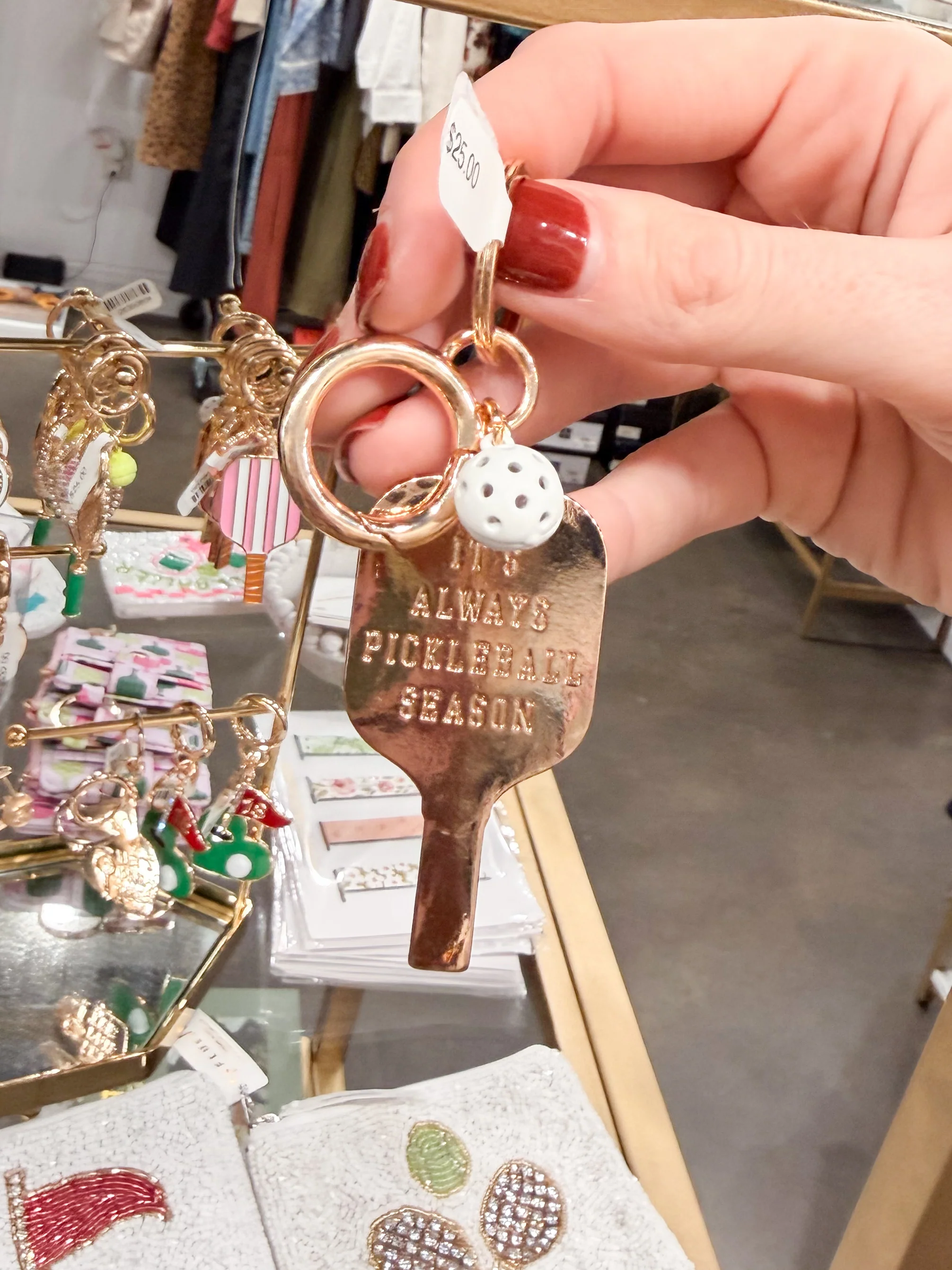 Pickleball Keychain - Image 2