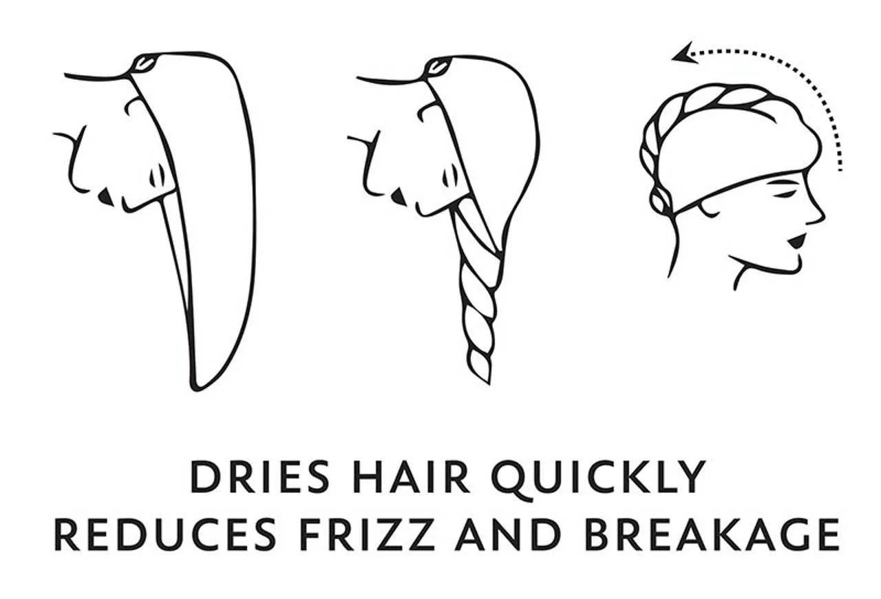 Plush Hair Wrap - Light Blush - Image 4