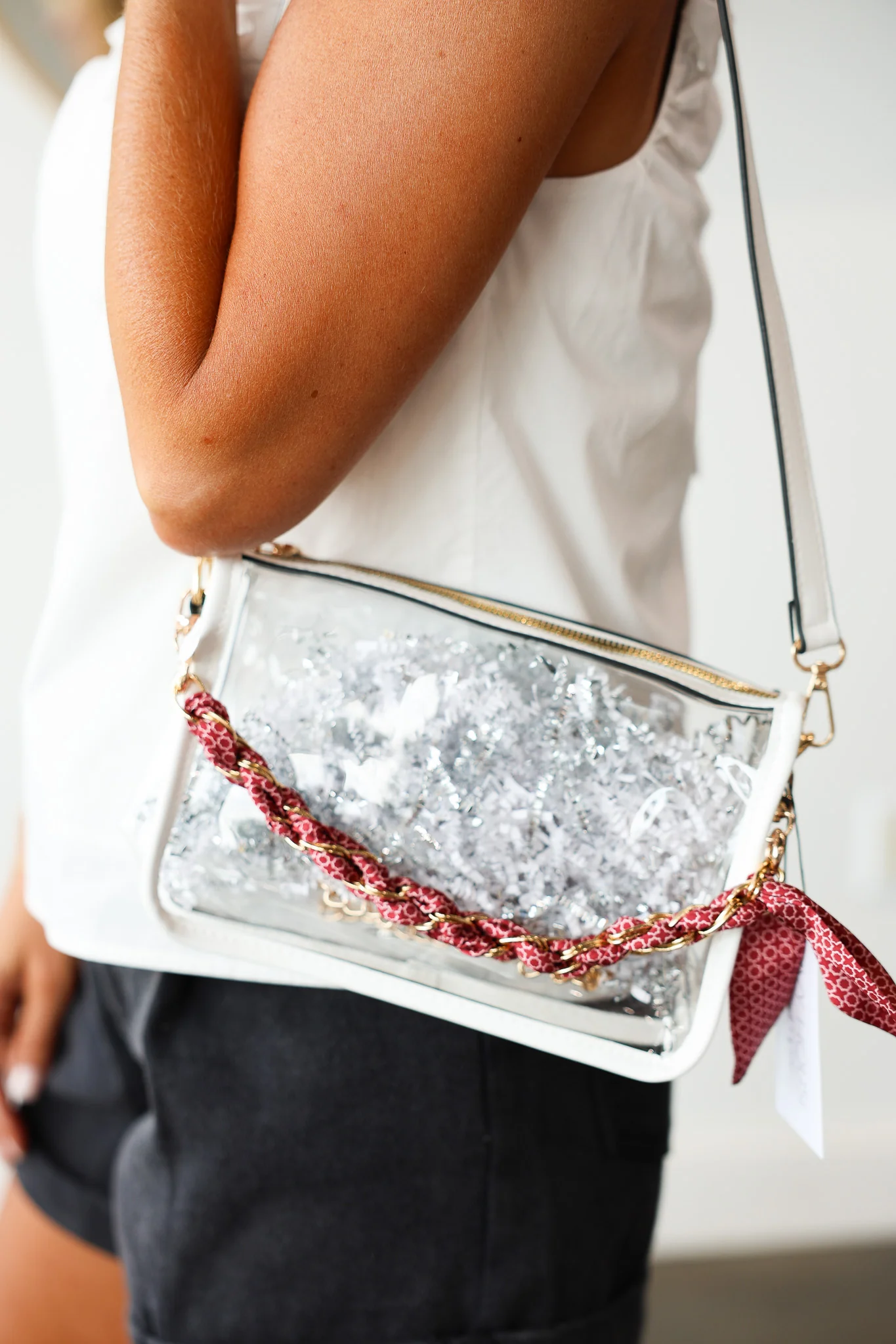 Purse Chain - Burgundy - Image 4