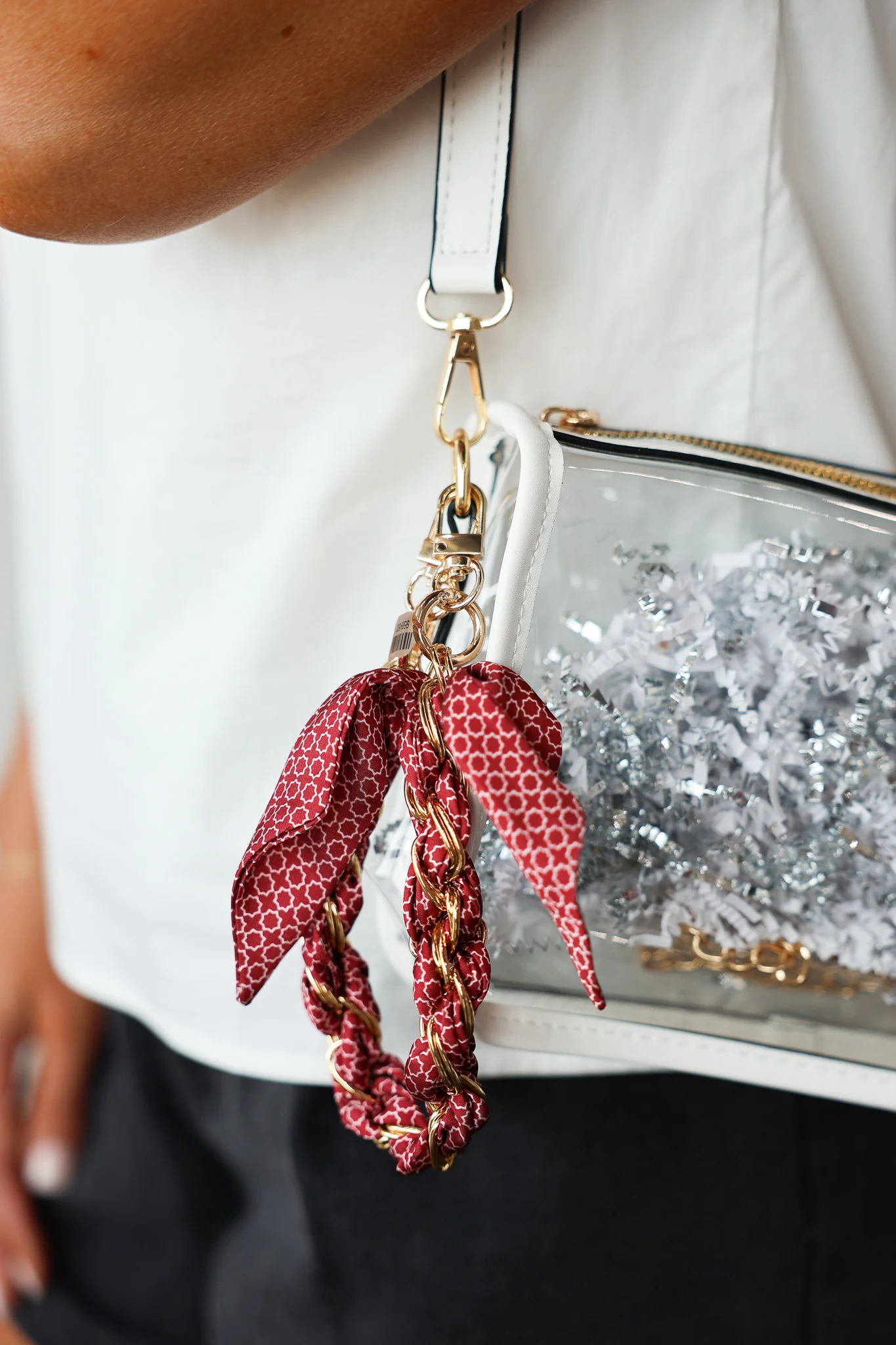 Purse Chain - Burgundy - Image 5