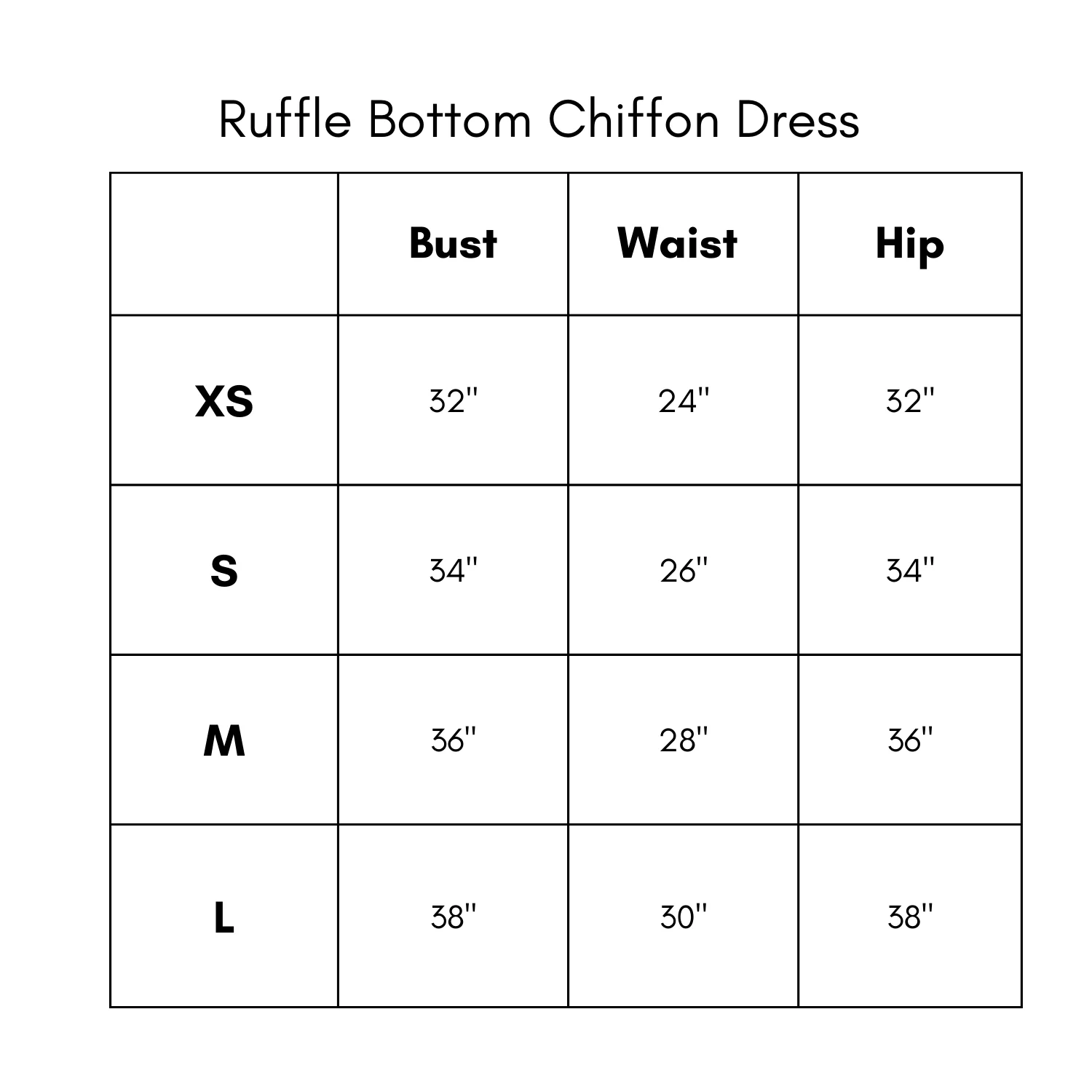 Ruffle Bottom Chiffon Dress - Black - Image 10