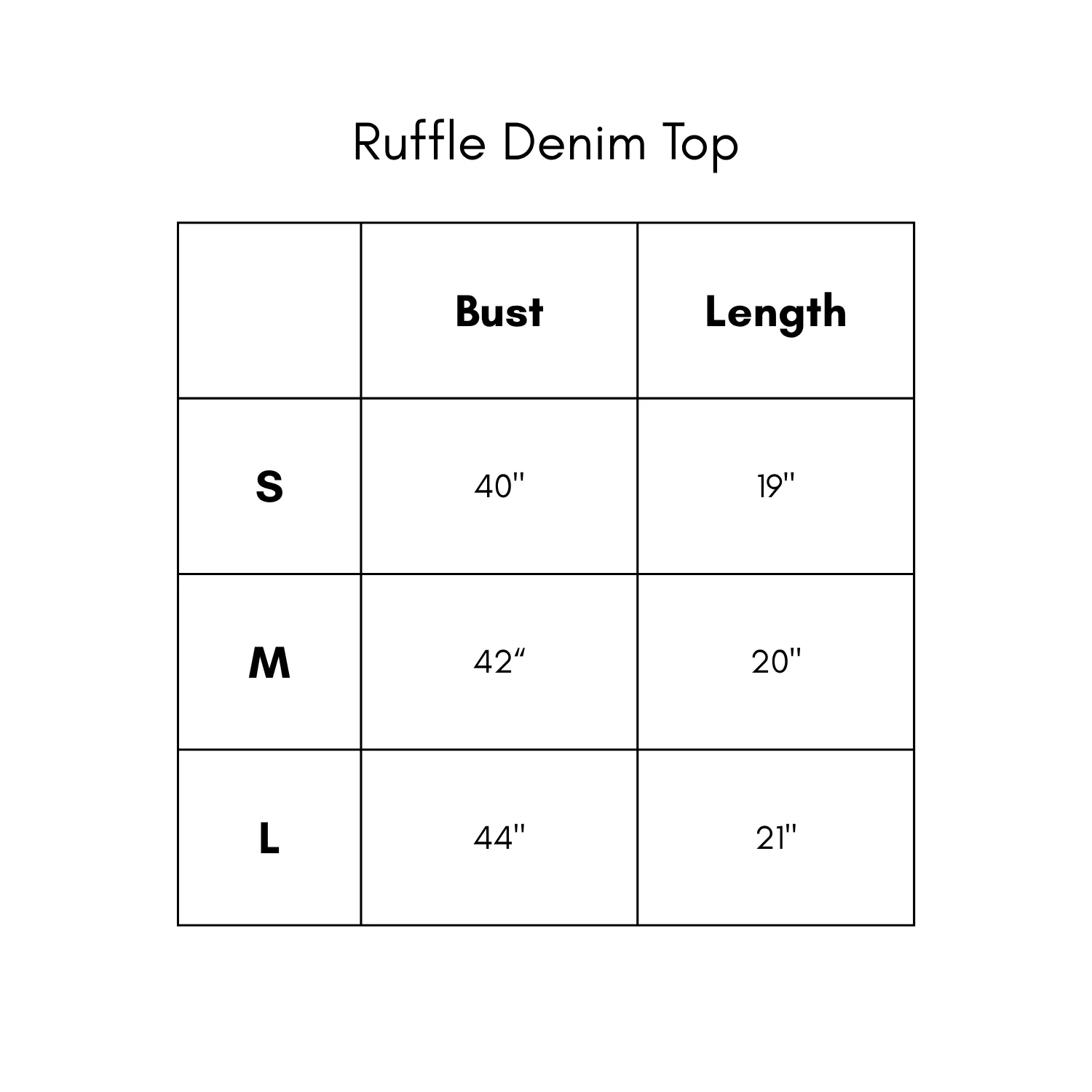 Ruffle Denim Top - Image 8