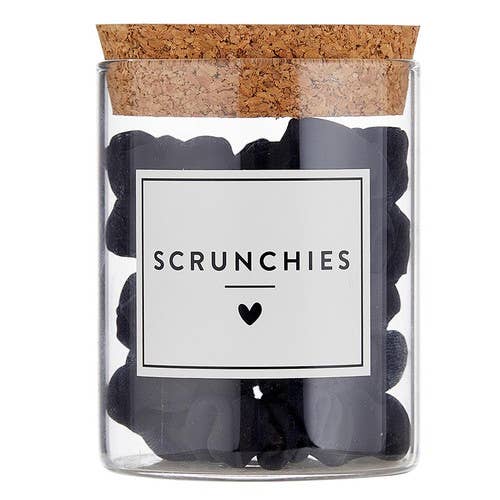 Satin Scrunchies Jar - Black - Image 5