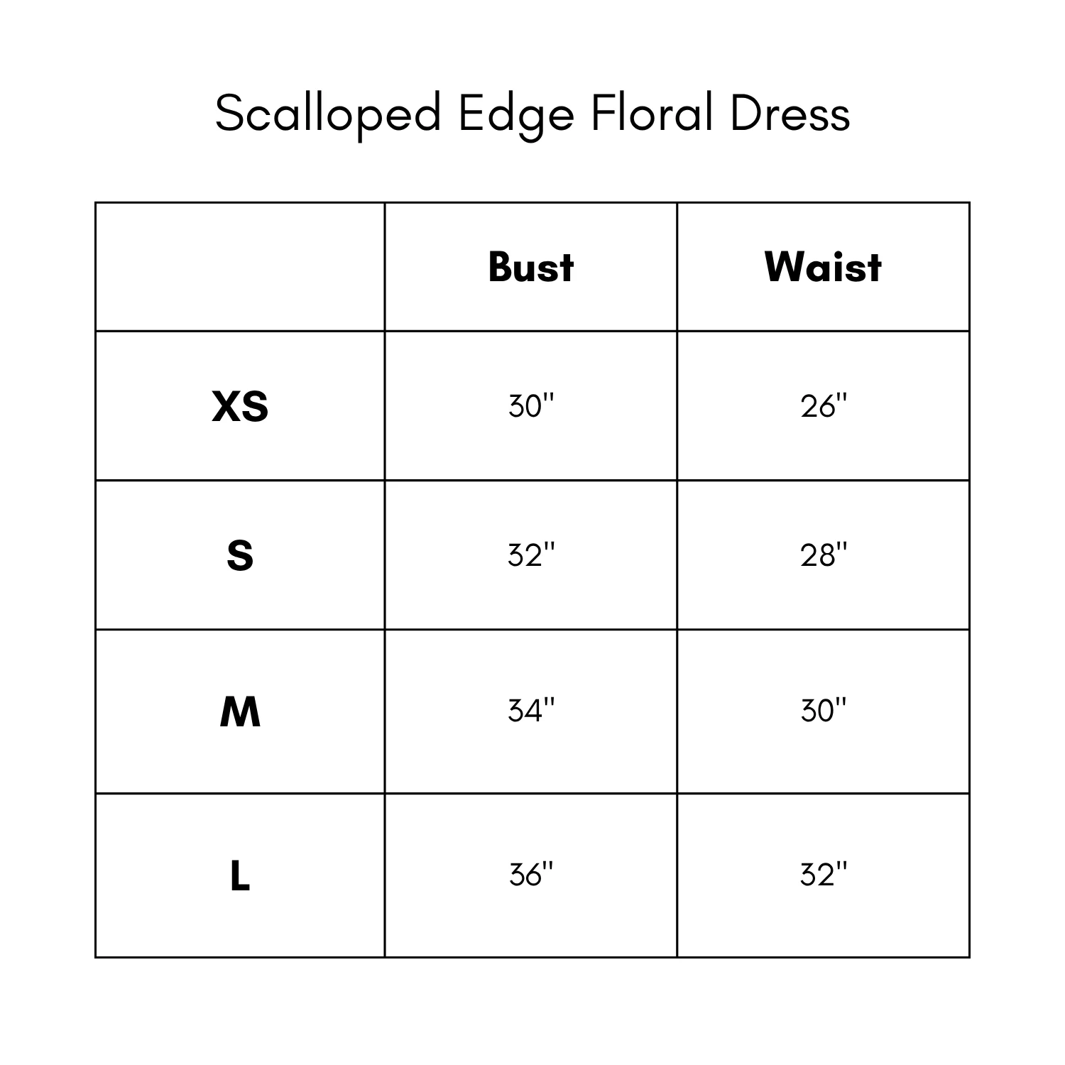 Scalloped Edge Floral Dress - Image 9