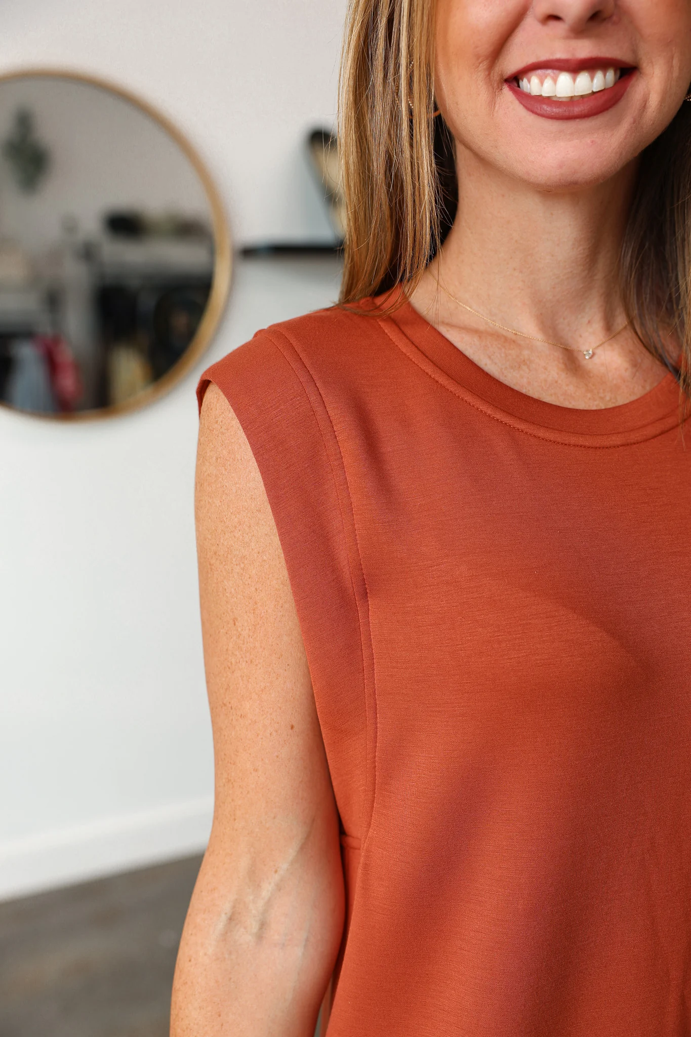 Shift Maxi Dress - Clay - Image 7
