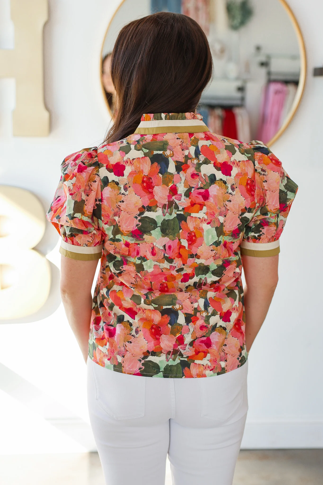 Short Sleeve Printed Top - Image 6