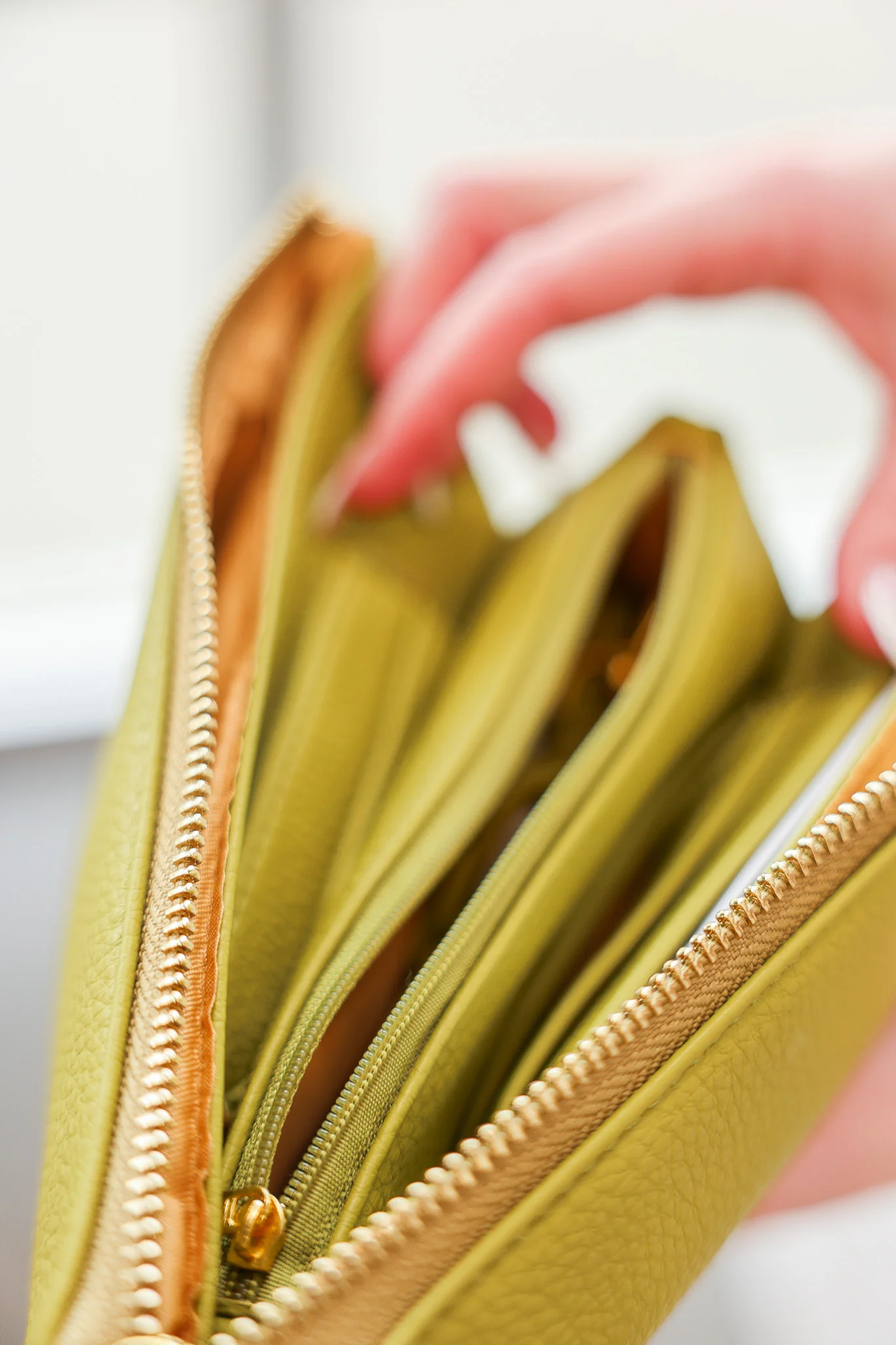 Small Crossbody - Light Olive - Image 5