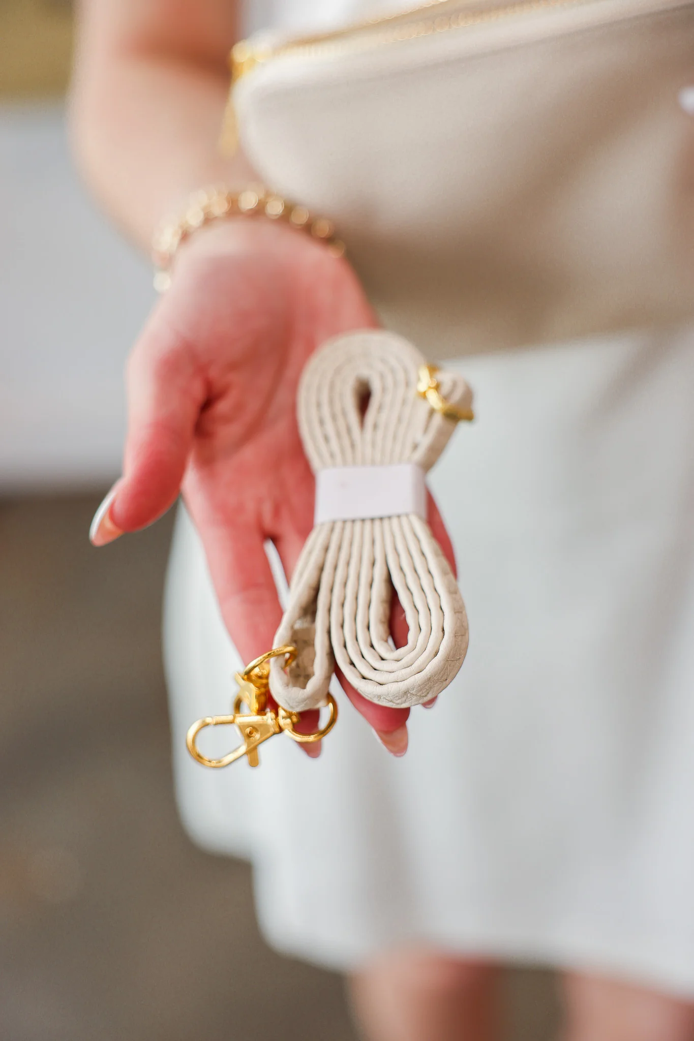 Small Crossbody/Wristlet - Ivory - Image 6